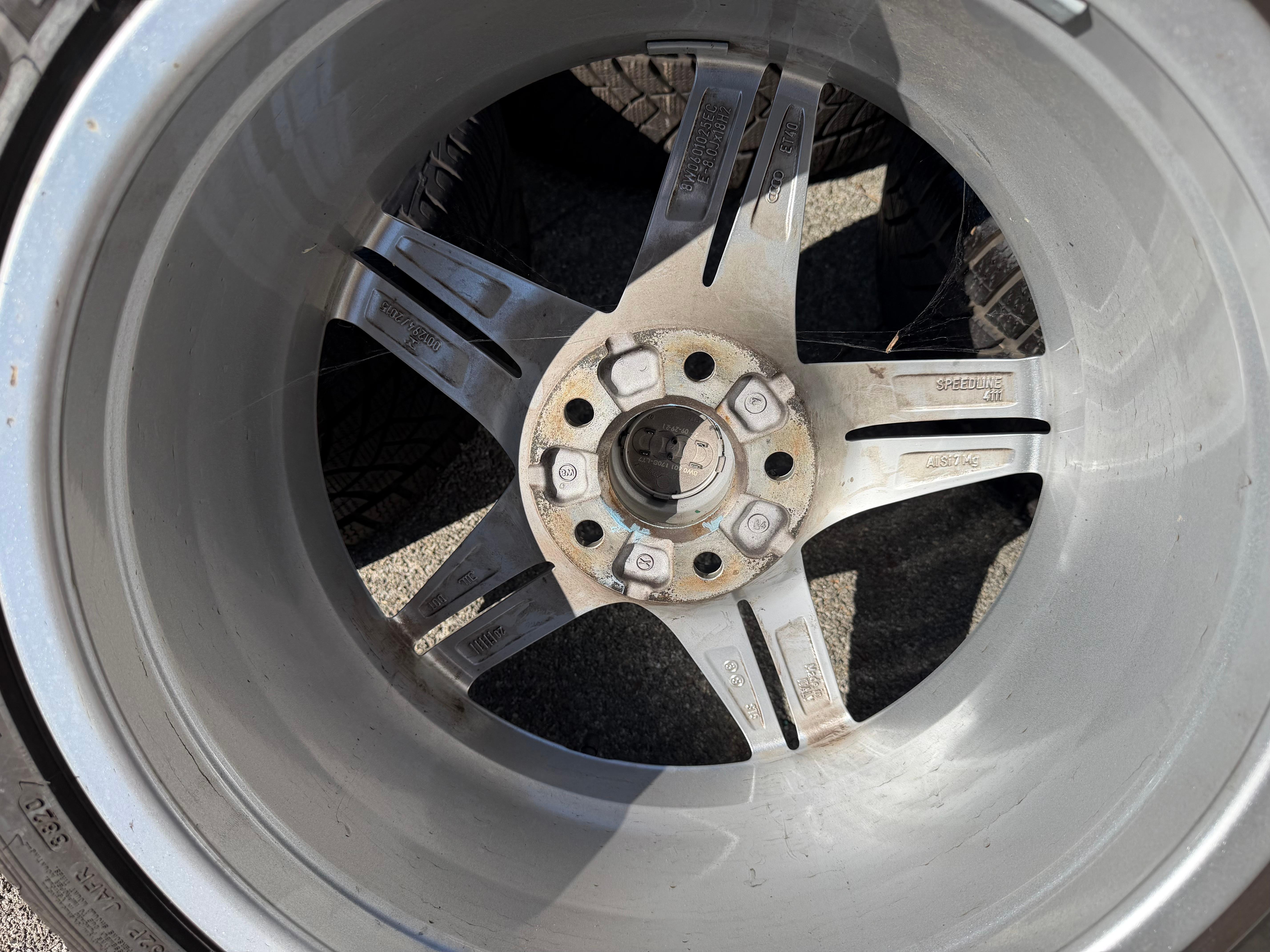 4 ORIGINAL 18" ALU WINTERRÄDER AUDI A4 S4 8W B9 8W0601025EC 245/40R18 97V 2020