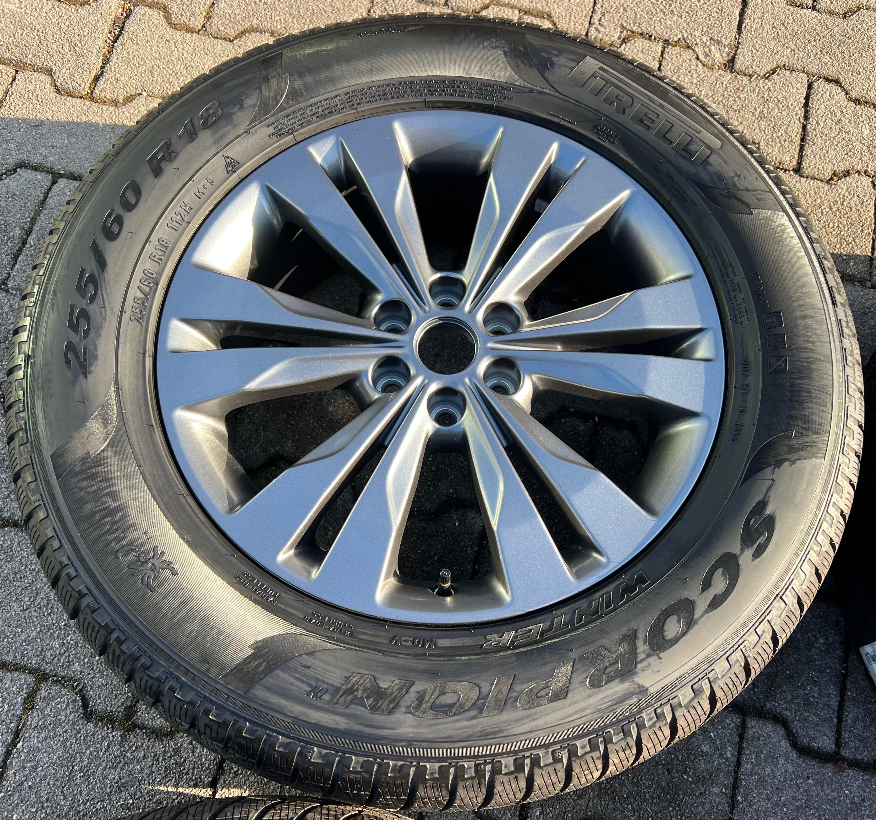 4 CERCHI INVERNALI ORIGINALI IN ALLUMINIO 18" MERCEDES X-CLASS 470 255/60R18 112H RDKS CONSEGNA GRATUITA
