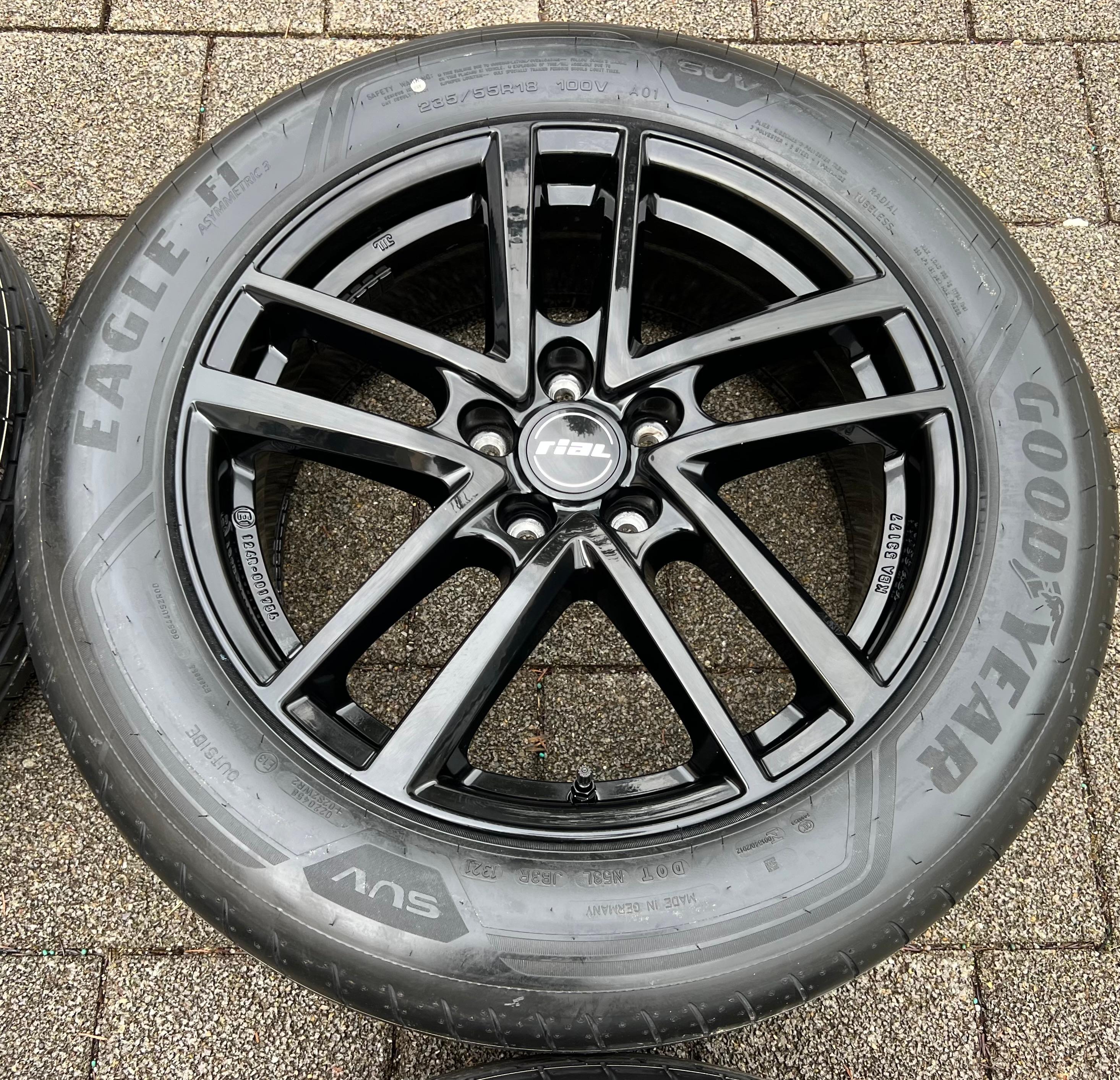 18" ALUMINIUM ZOMERWIELEN HYUNDAI SANTA FE TUCSON KIA SORENTO SPORTAGE MAZDA CX-5 RDKS