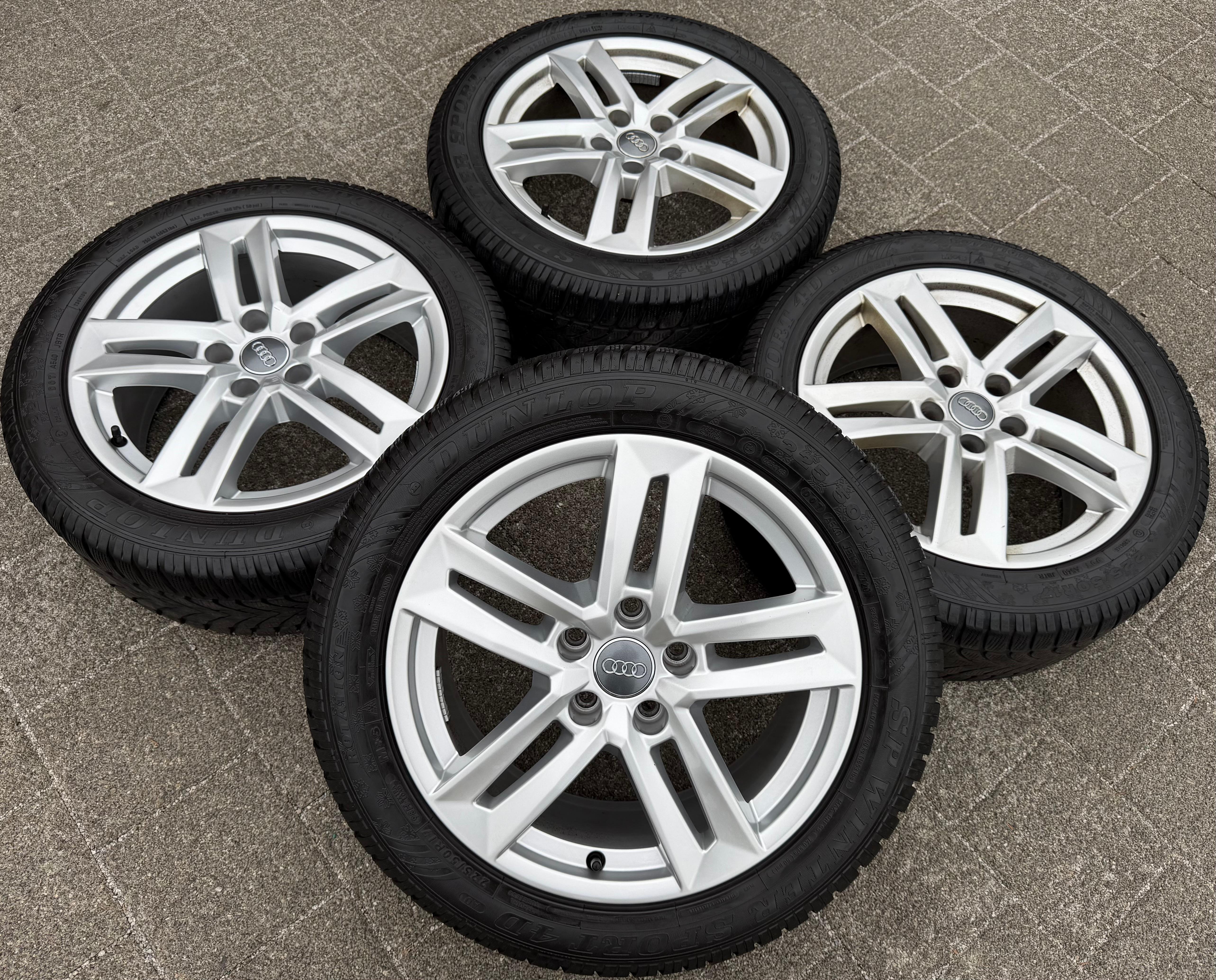4 Original 17" Alufelgen Audi A4 8W B9 8W0601025P 7x17 ET42