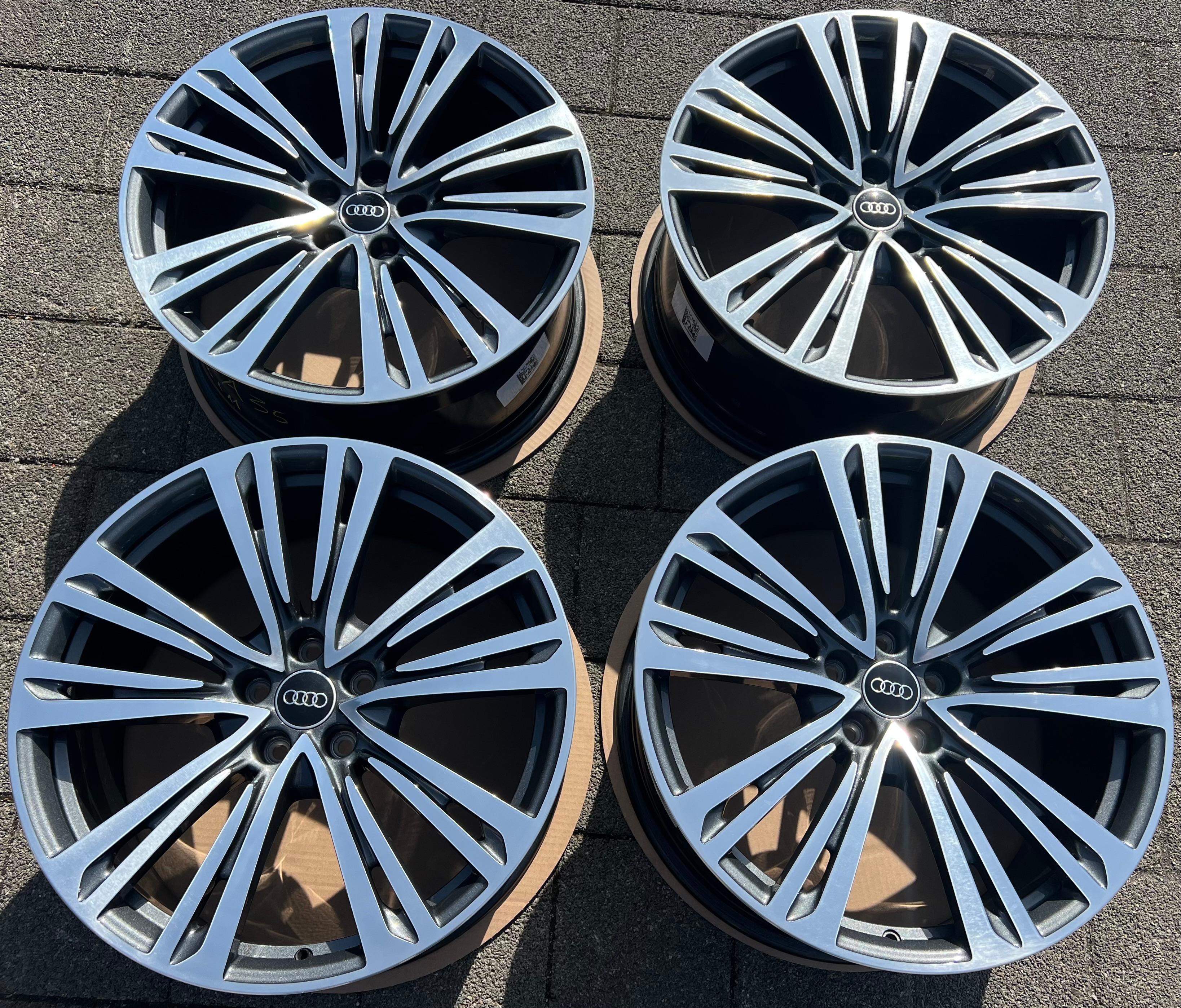 4 ORIGINAL 20" ALUFELGEN FELGEN AUDI A8 4N 4N0601025D 9x20 ET37