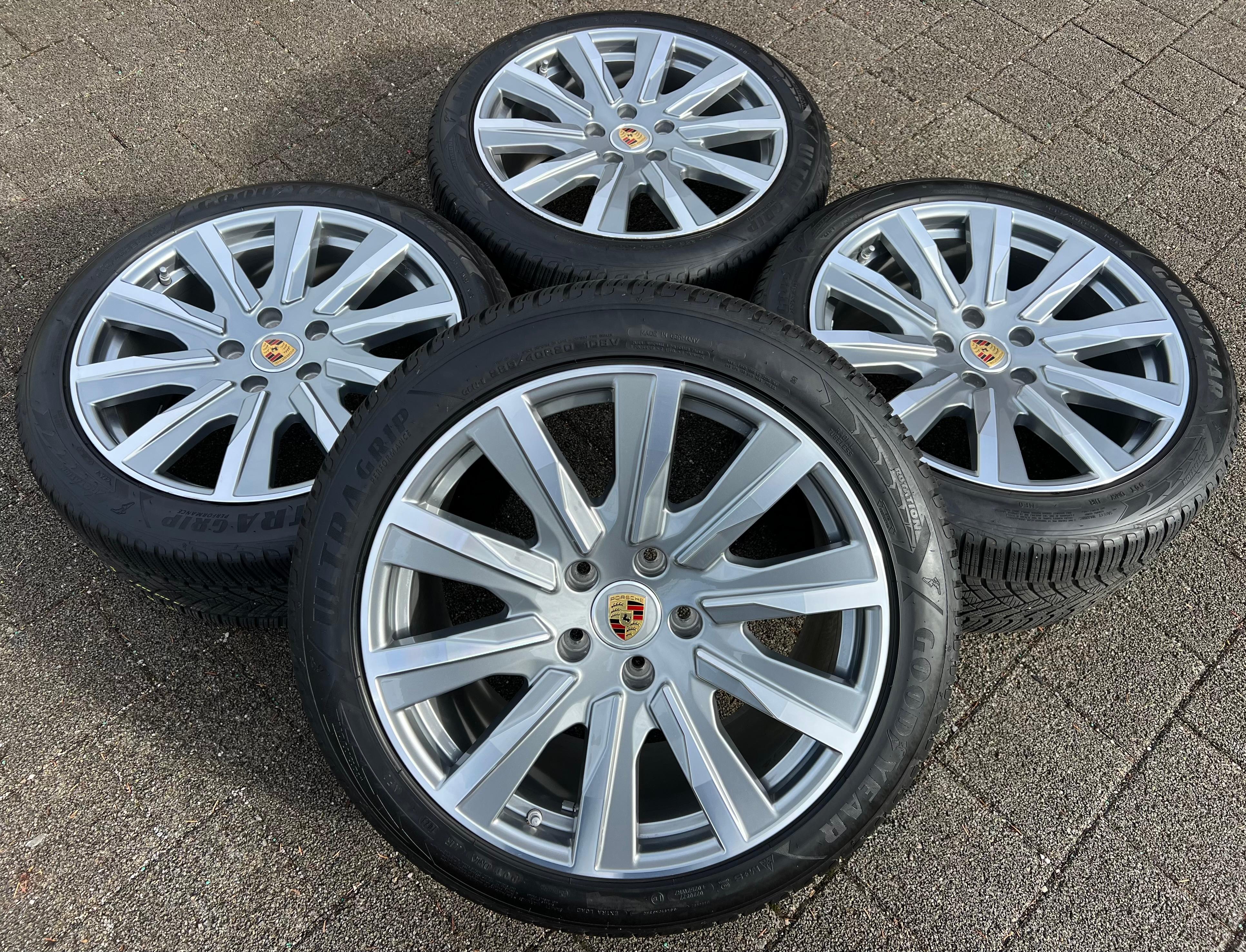 4 ORIGINAL 20" ALU WINTERRÄDER PORSCHE TAYCAN TEQUIPMENT RDKS FREIHAUS