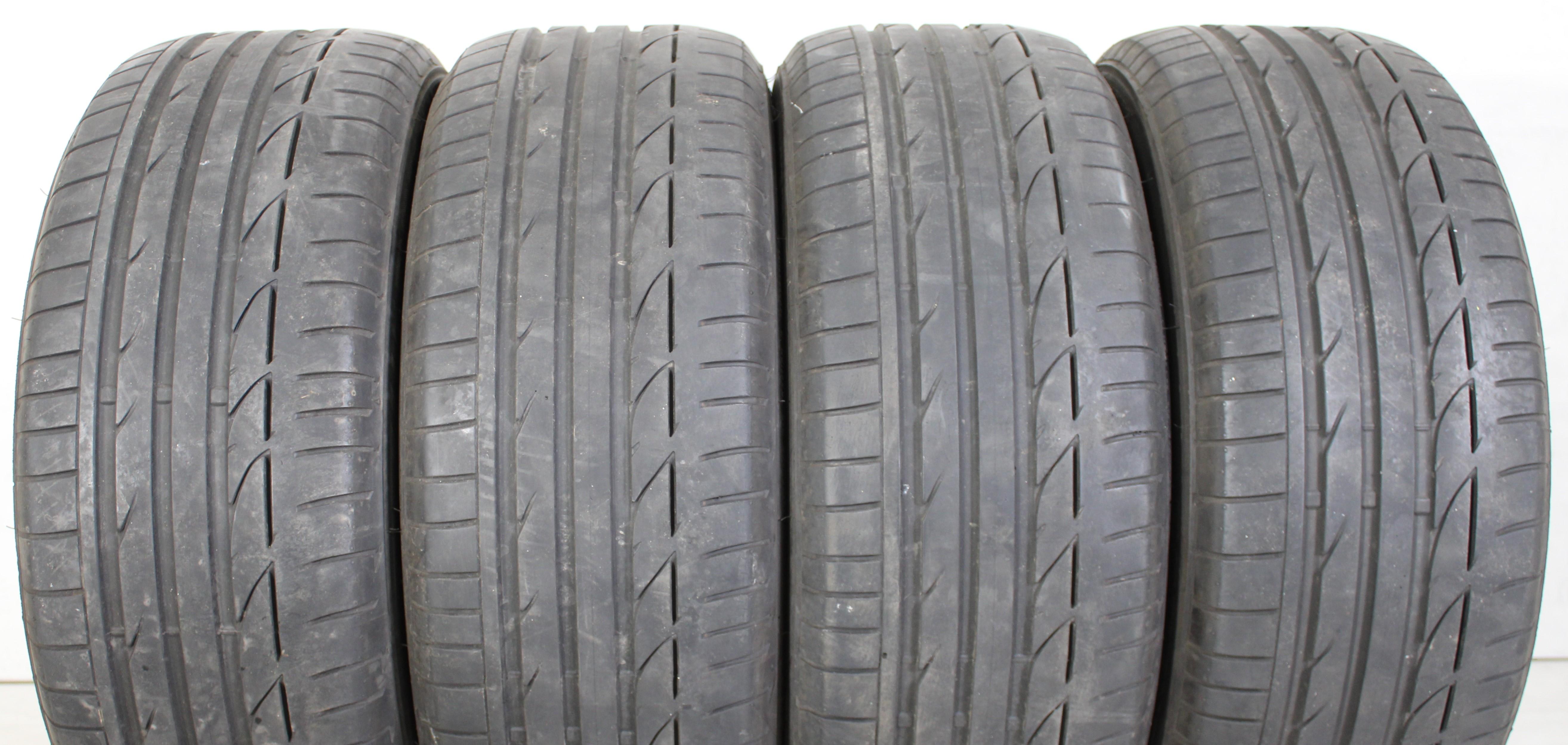4 x 225/50R17 98W Sommerreifen Bridgestone Potenza S001 Runflat 5,5mm 2016 *