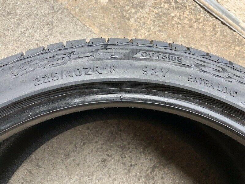 4 X 225/40R18 92Y BERLIN TIRE SUMMER UHP1 PNEUS ÉTÉ 2020 NEUFS