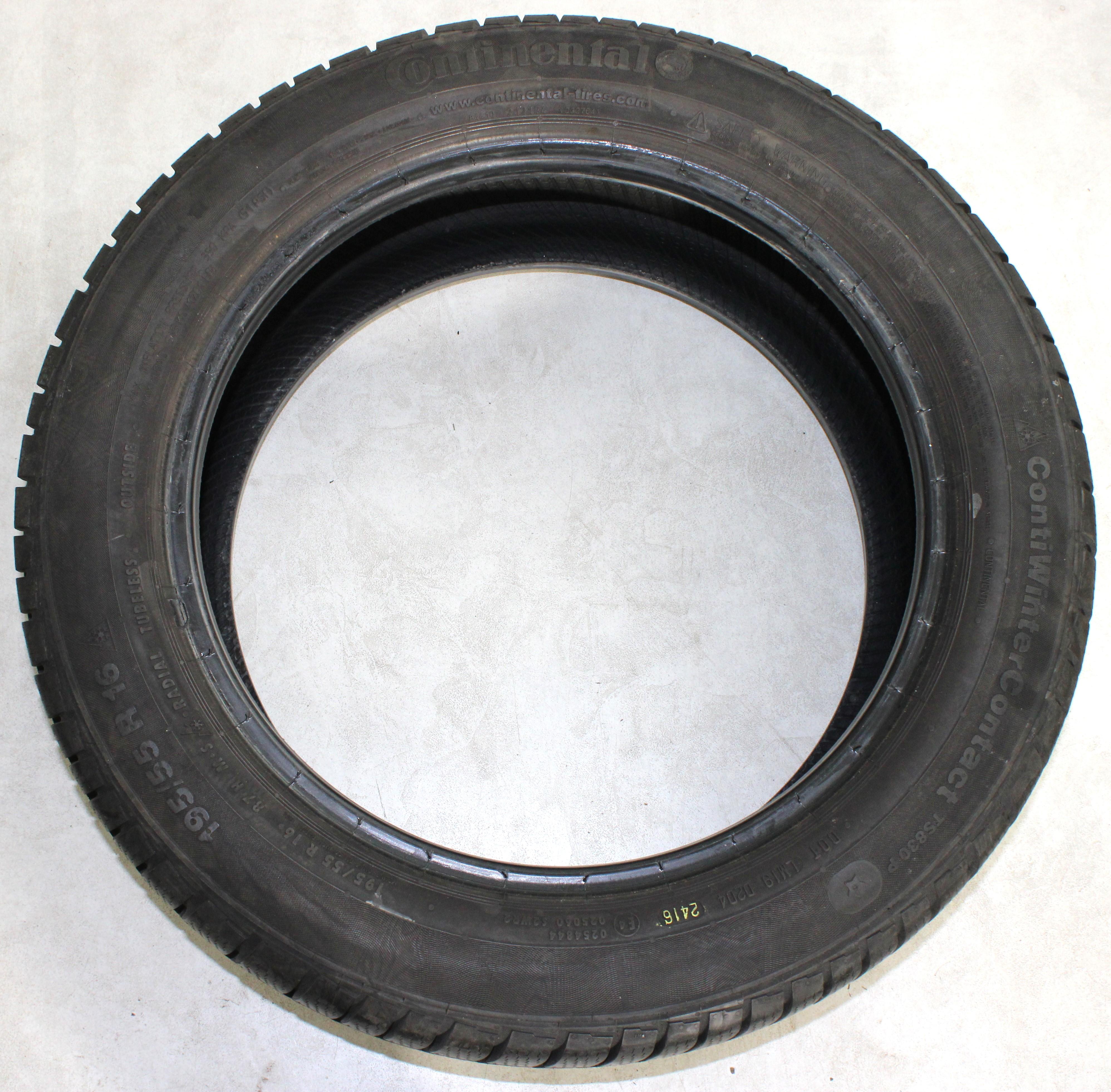 2 x 195/55R16 87H neumáticos de invierno Continental Winter Contact TS830P 6-6,5 mm 2016 *