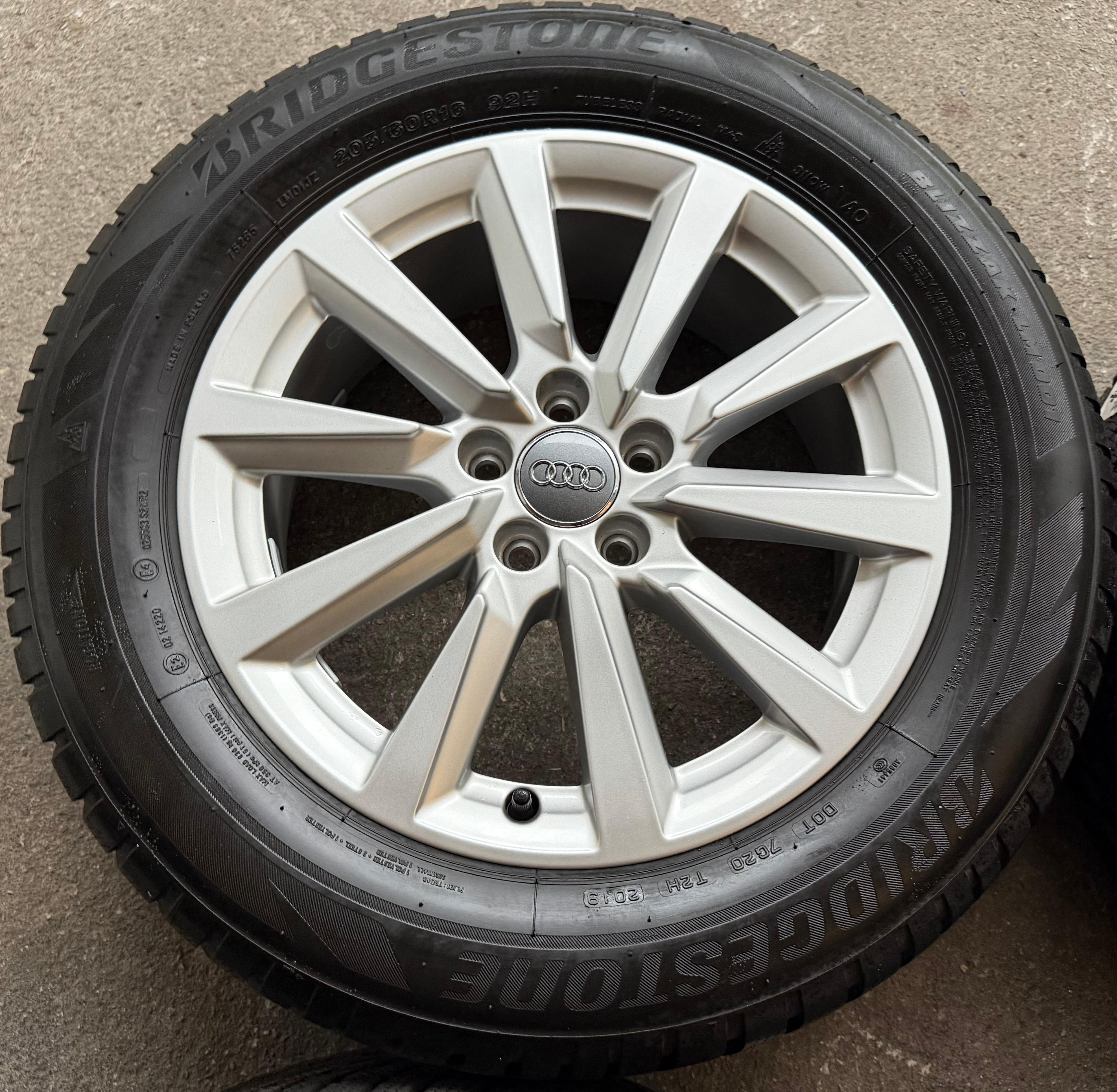 4 Original Alu Winterräder Audi A1 Allstreet GB GBH 82A601025C 205/60R16 92H Bridgestone