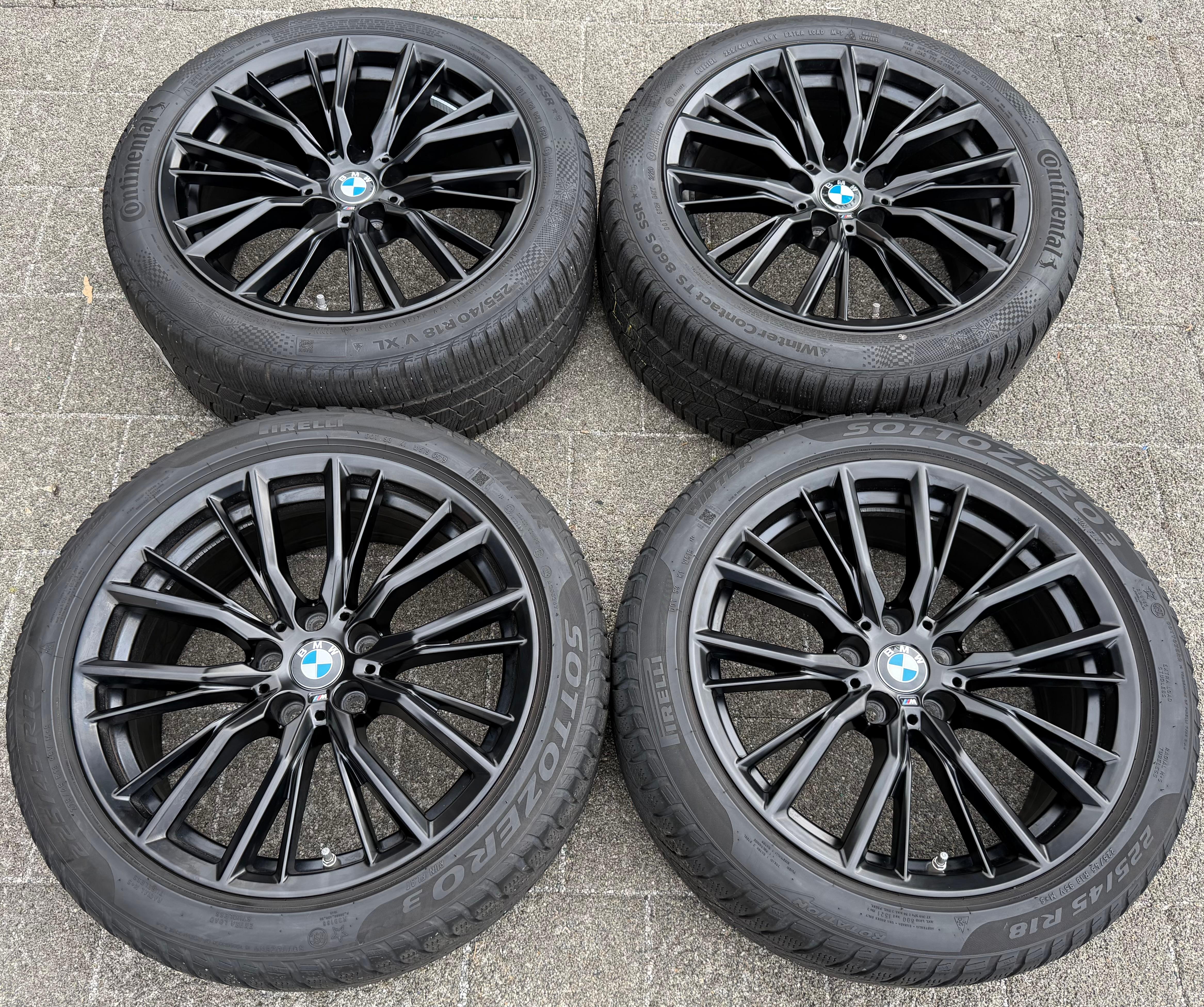 4 Original 18" Alu Winterräder BMW 3ER Reihe G20 G21 4ER G22 G23 2ER G42 M796 RDKS
