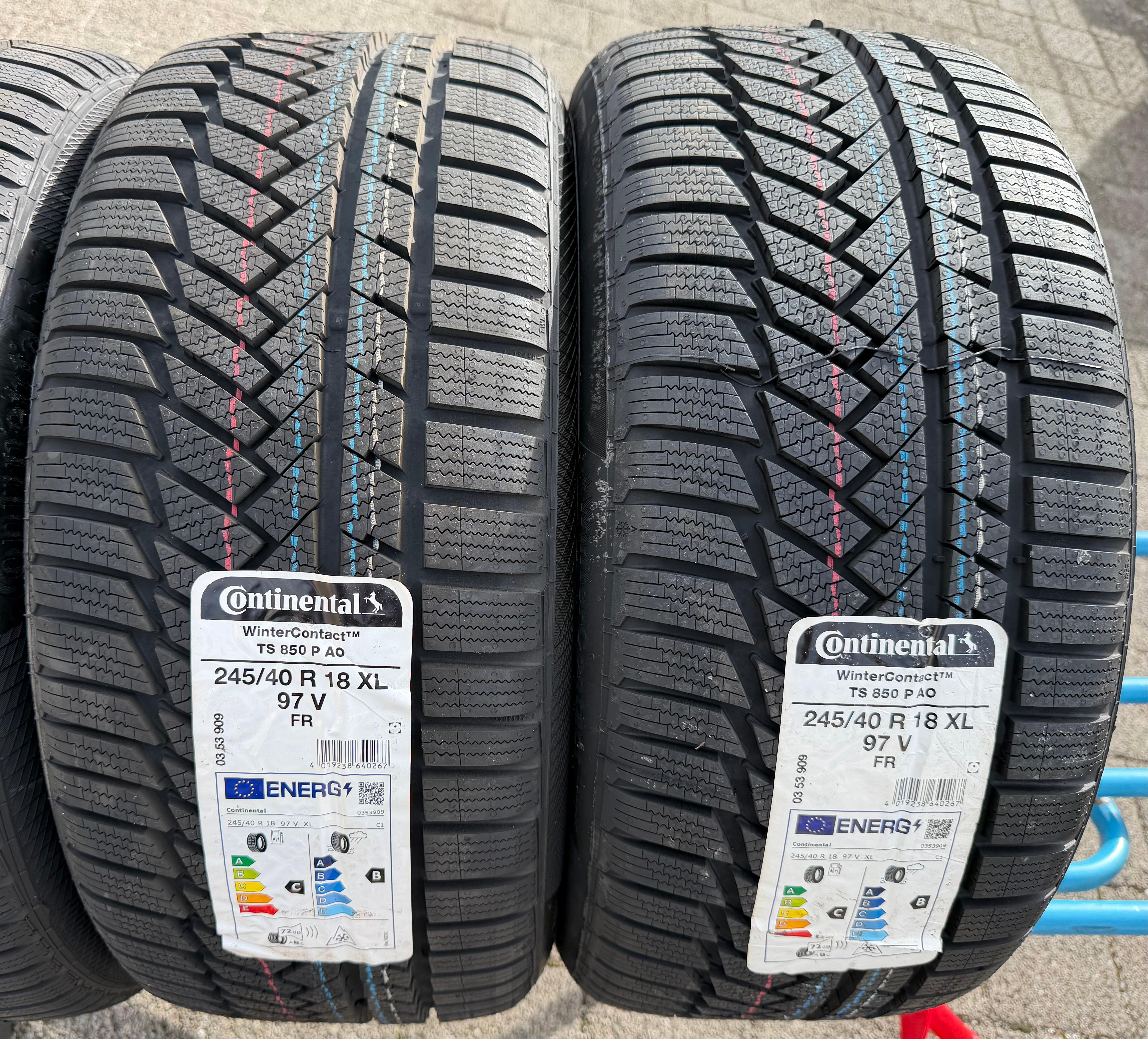 4 Original 18" Alu Winterräder Audi TT TTS 8S 8S0601025AN 245/40R18 97V Continental 2023 NEU