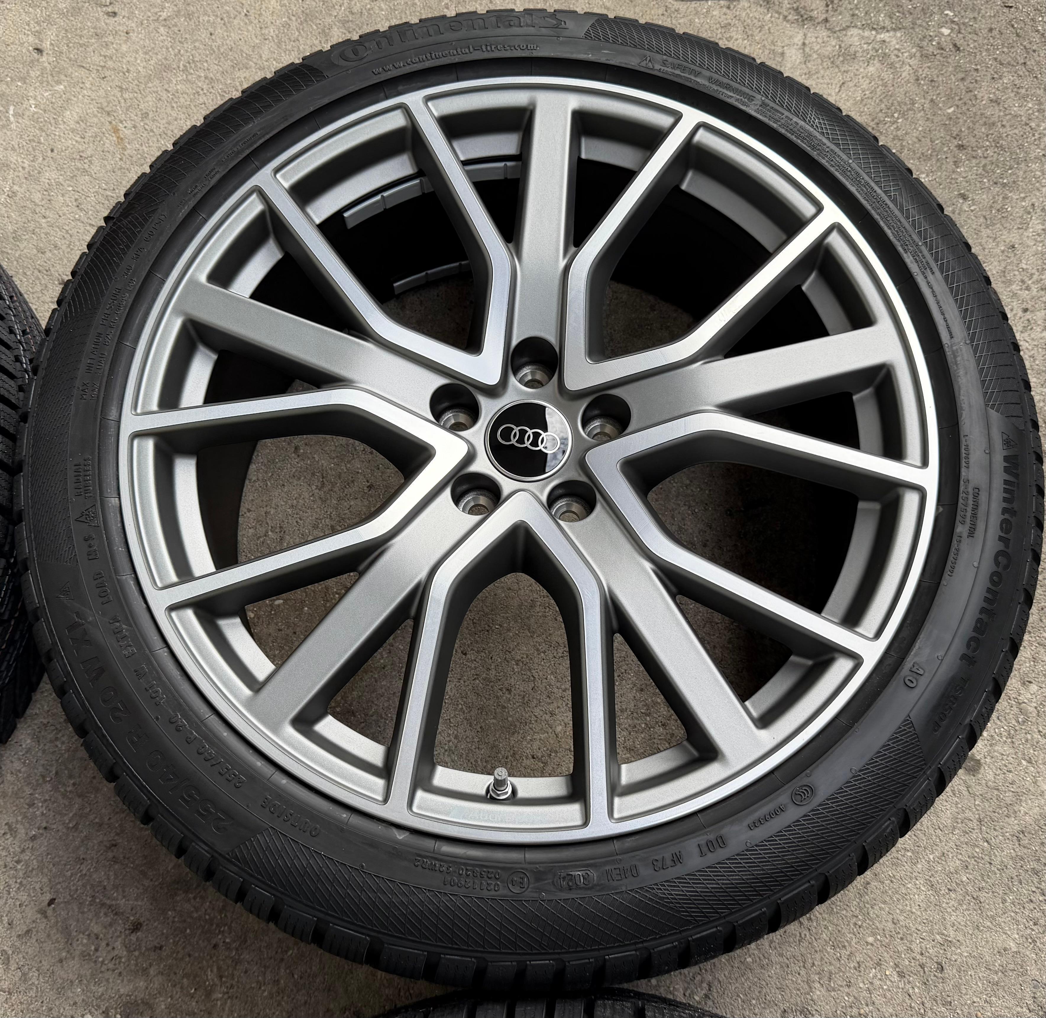 4 Original 20" Alu Winterräder Audi A6 S6 C8 4K F2 4K0601025AB 255/40R20 101W Continental NEU