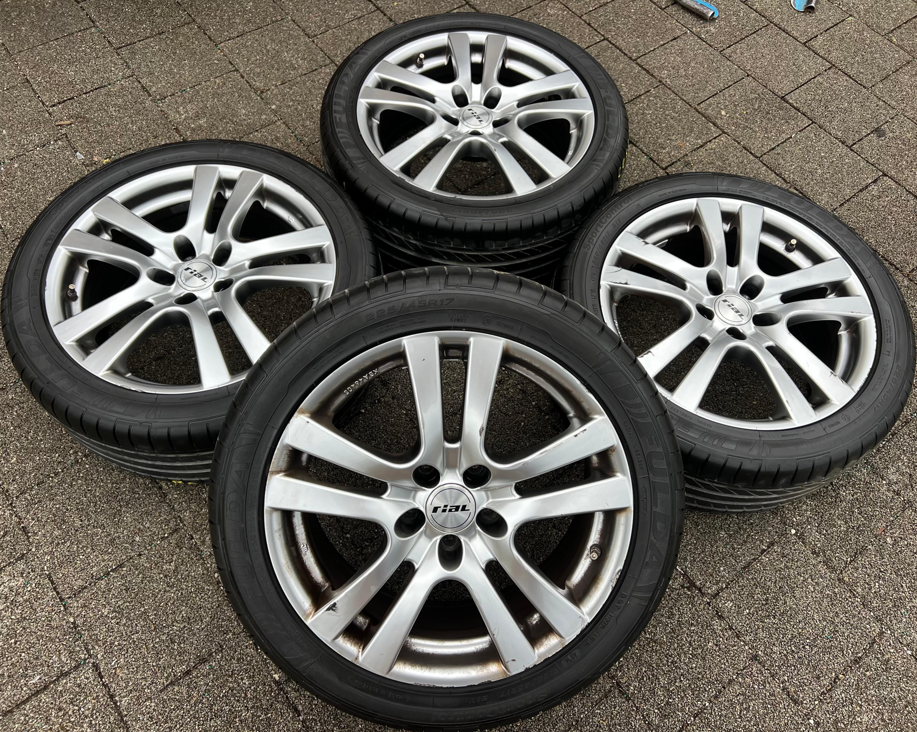4 ALU 17" SOMMERRÄDER AUDI A4 8E 8H SKODA SUPERB II 3T VW PASSAT 3B 3B FREIHAUS