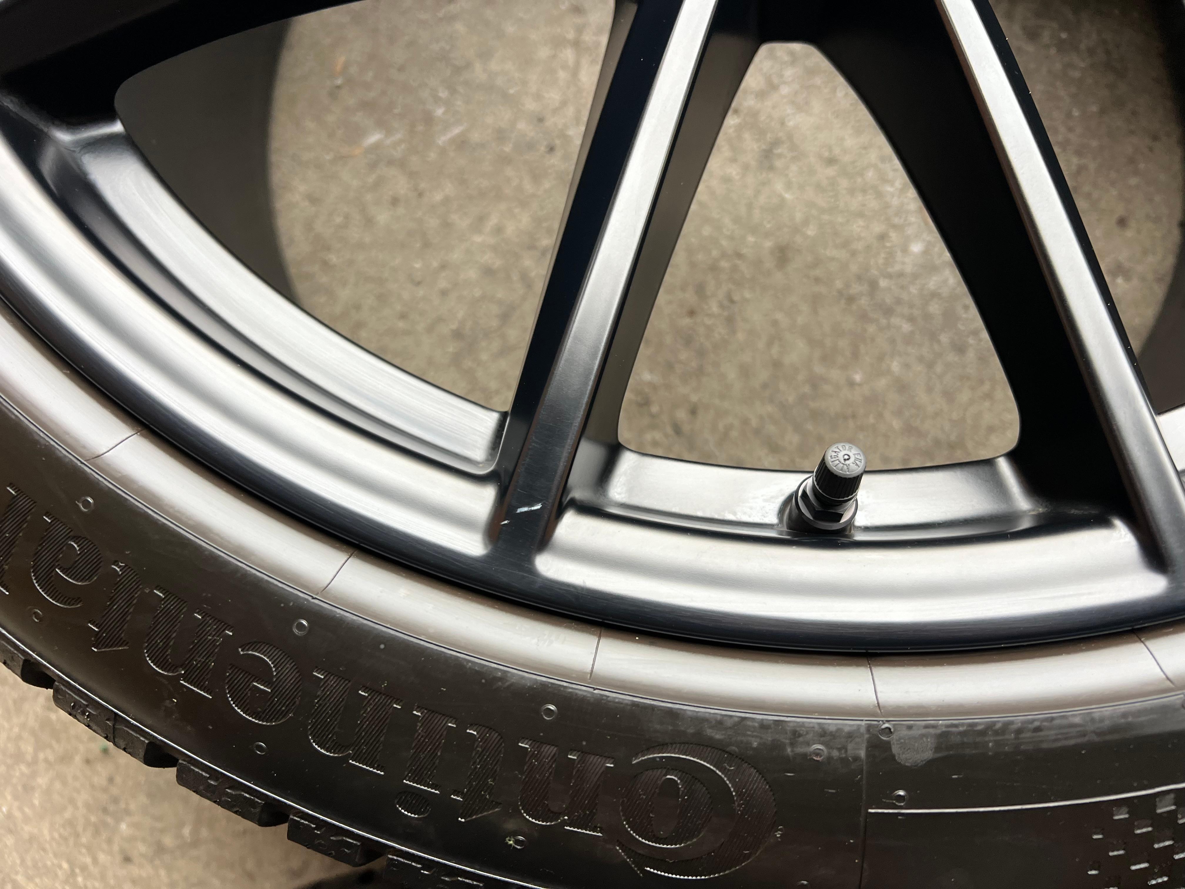 4 RUEDAS DE INVIERNO DE ALEACIÓN ORIGINALES DE 20" 21" PARA PORSCHE 911 992 992601025C 992601025D NEGRAS RDKS