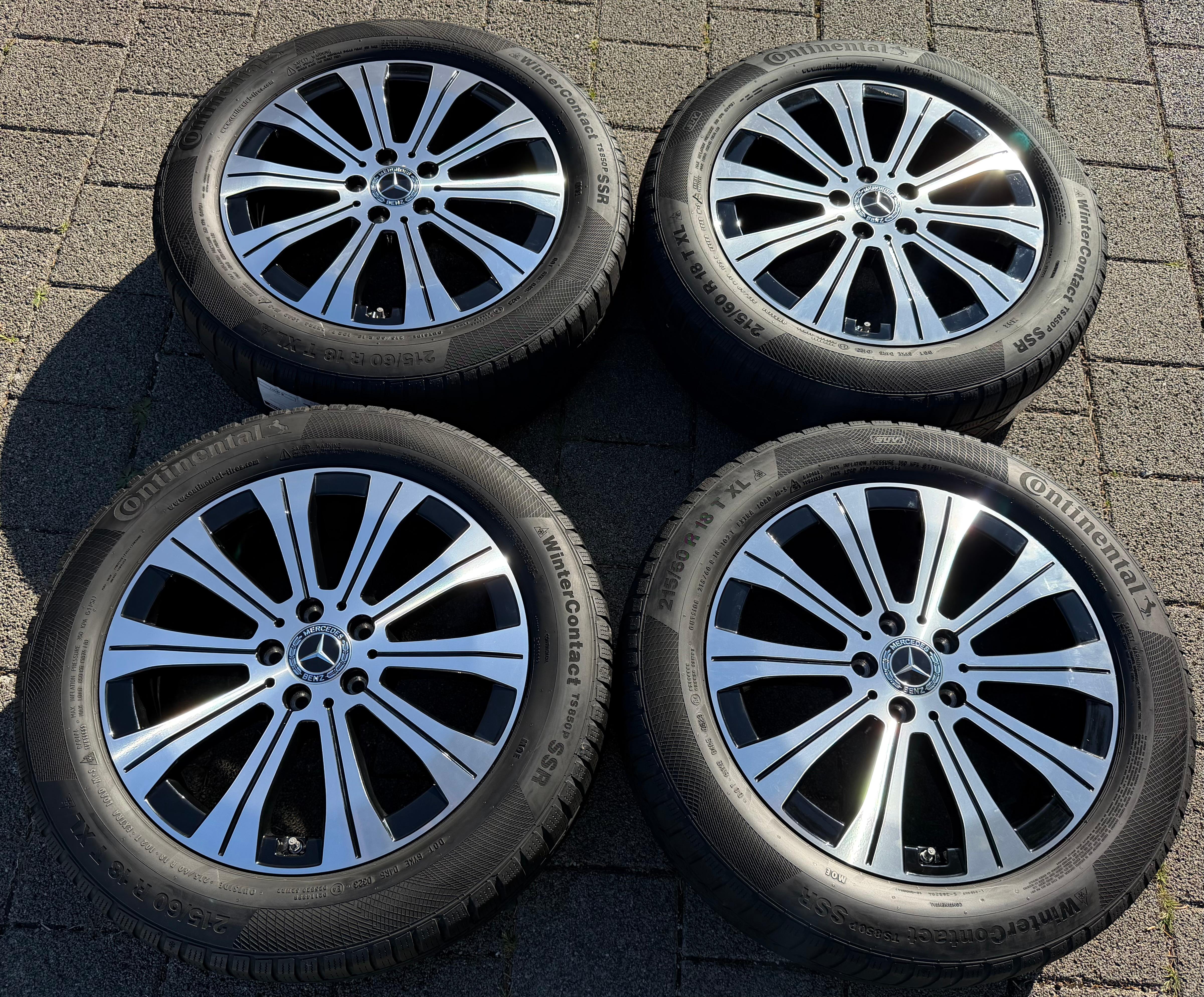 4 ORIGINAL 18" ALUFELGEN MERCEDES EQA EQB A2434010000 RDKS 6,5x18 ET44,5 FREIHAUS