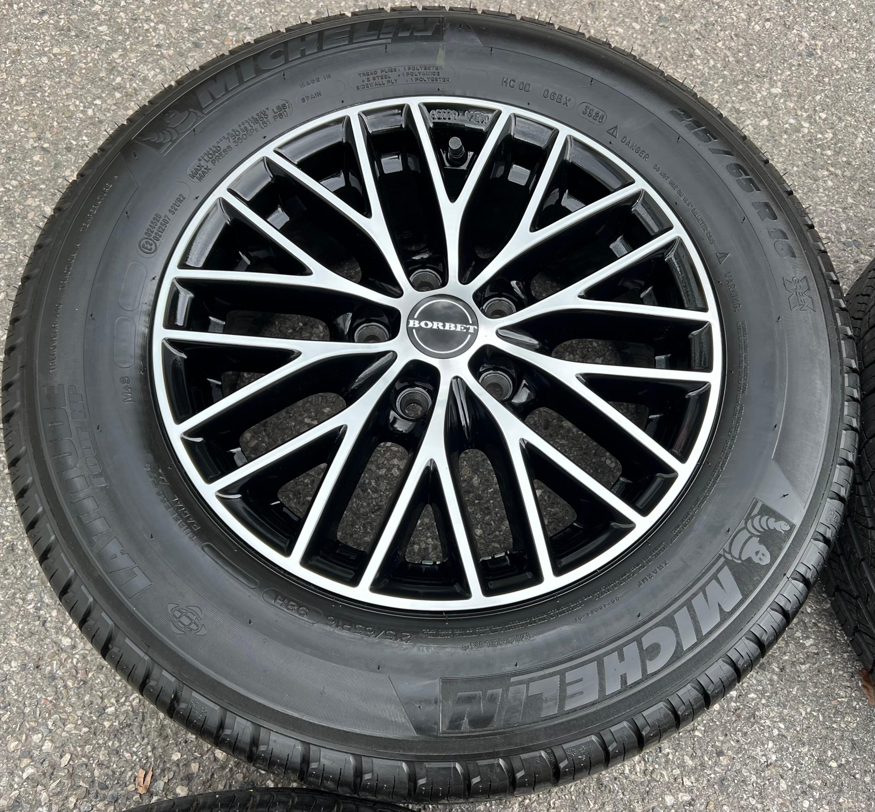 4 LLANTAS ALUMINIO 16" VERANO DACIA DUSTER SR 215/65R16 98H MICHELIN 2020 RDKS ENTREGA GRATUITA