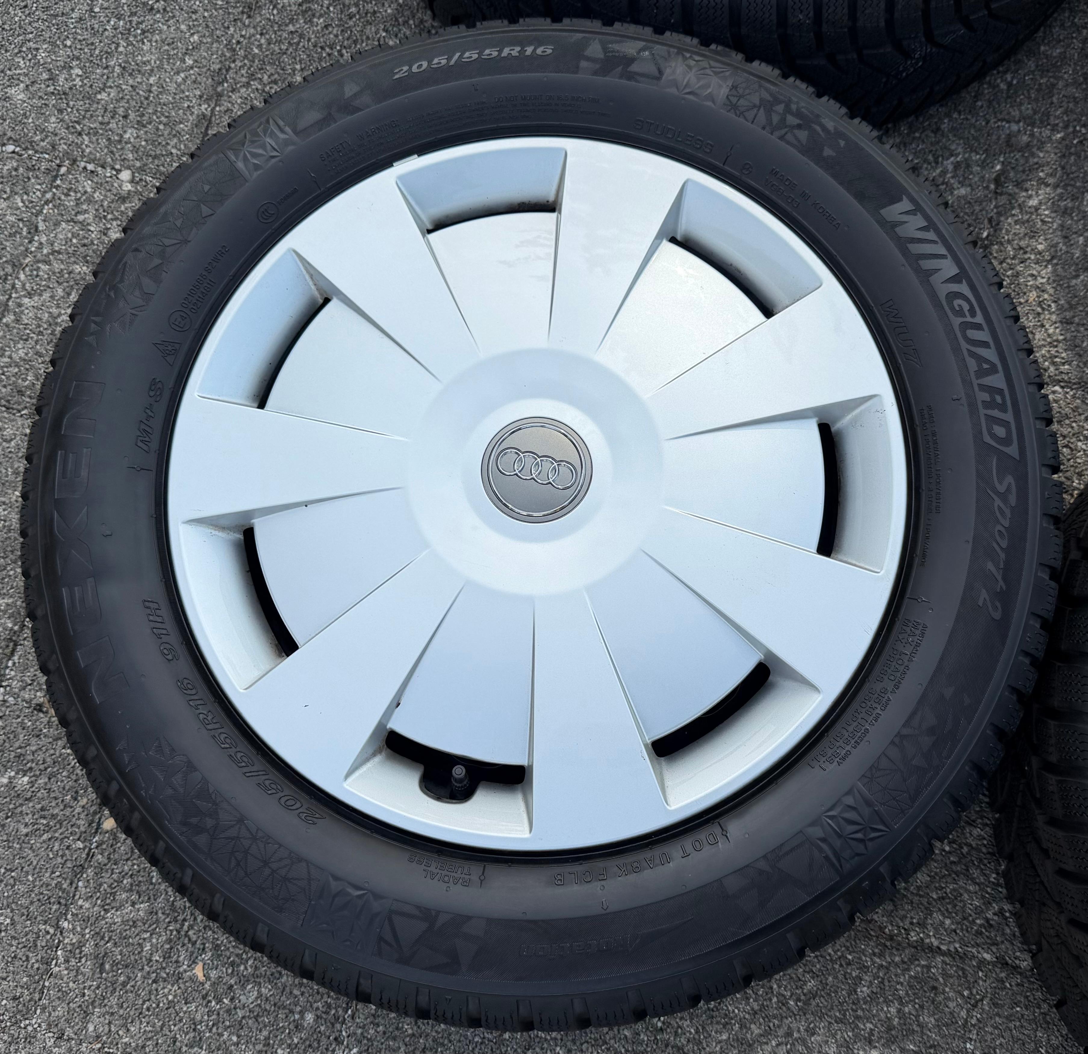 4 Winterräder Audi A3 8V Sportback Cabrio  205/55R16 91H Nexen 8V0601027A 2023