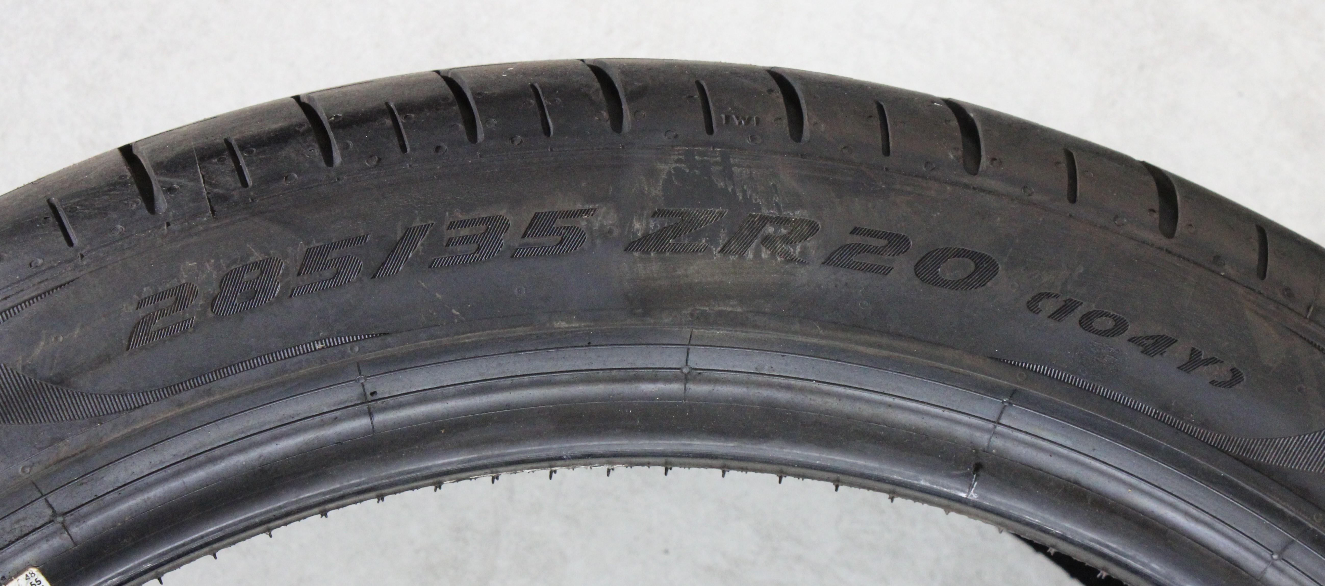 1 pneumatico estivo Pirelli P Zero PZ4 285/35R20 104Y * 5,5-6 mm 2023 XL