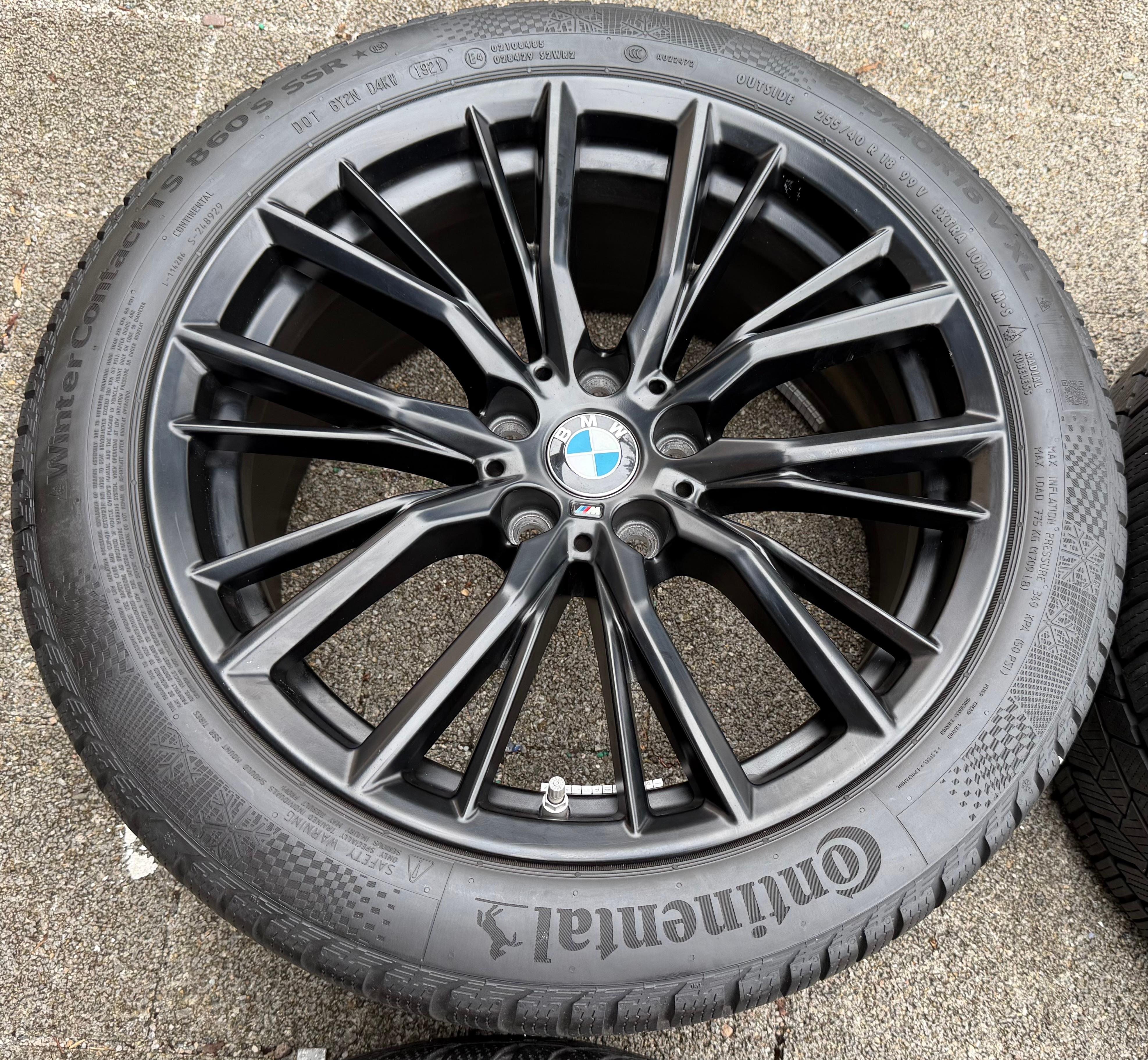 4 Original 18" Alu Winterräder BMW 3ER Reihe G20 G21 4ER G22 G23 2ER G42 M796 RDKS