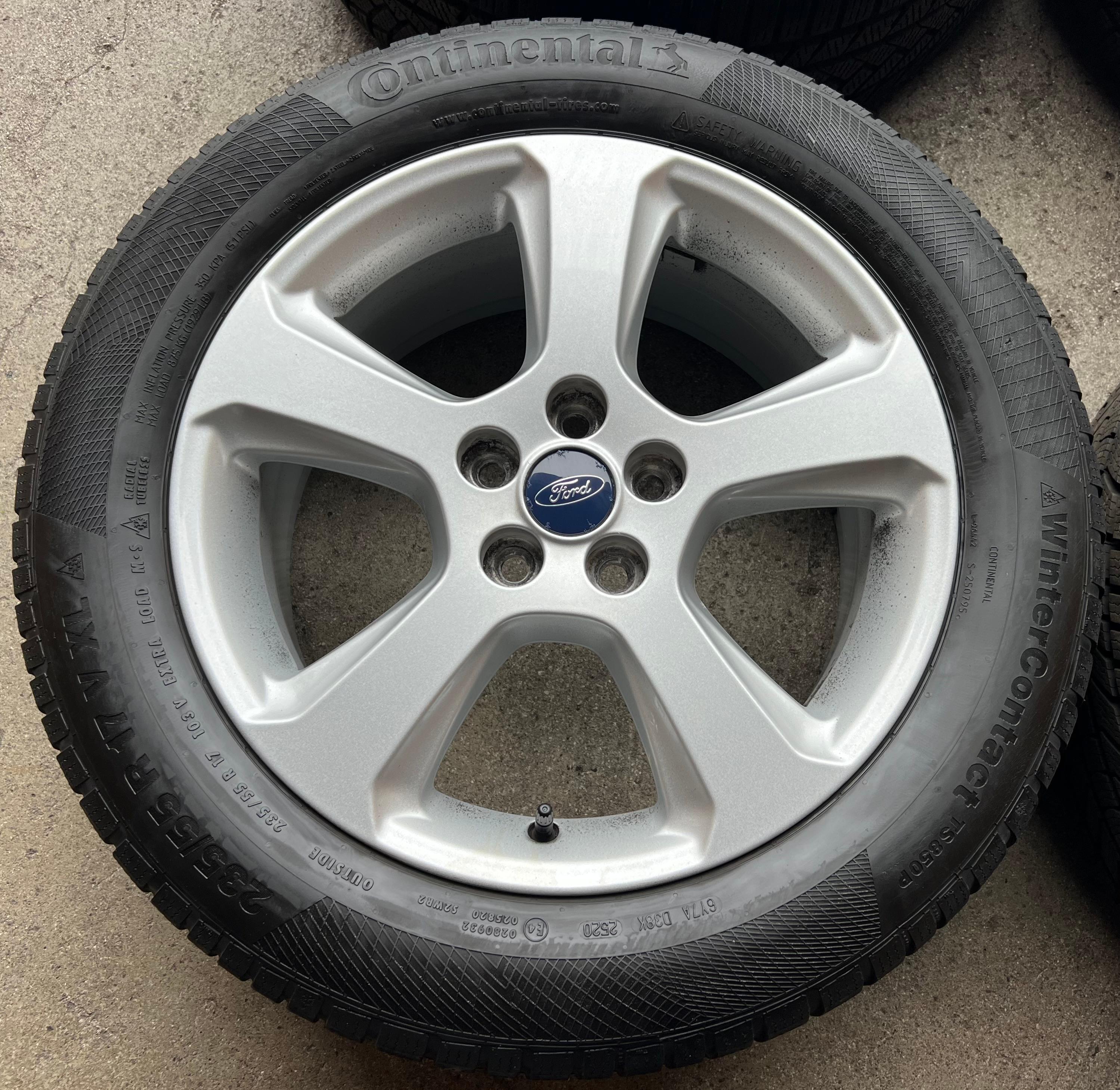 4 CERCHI IN LEGA ORIGINALI DA 17" FORD GALAXY III S-MAX II WA6 EM2C-1007-K1A RDKS