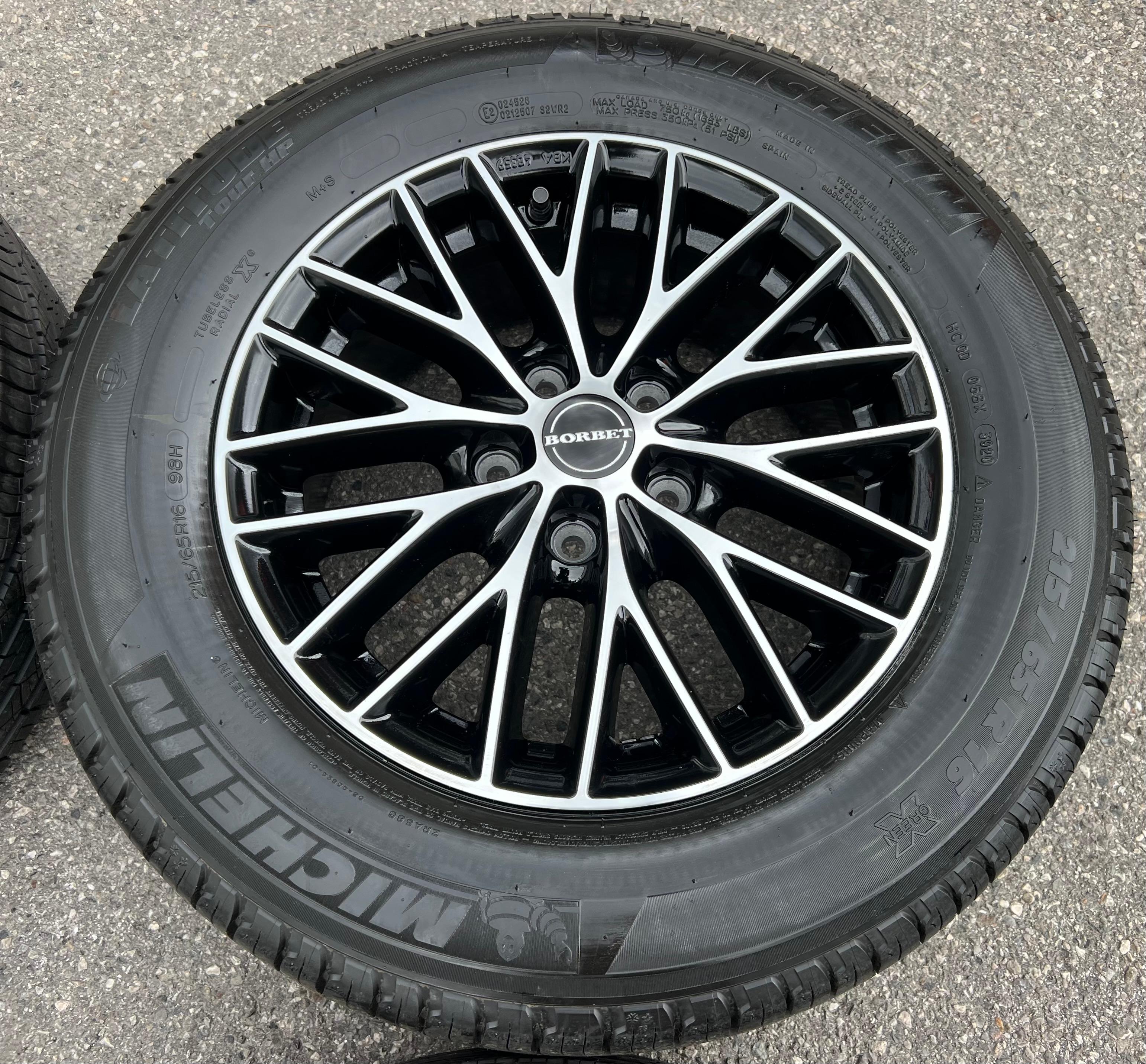 4 LLANTAS ALUMINIO 16" VERANO DACIA DUSTER SR 215/65R16 98H MICHELIN 2020 RDKS ENTREGA GRATUITA