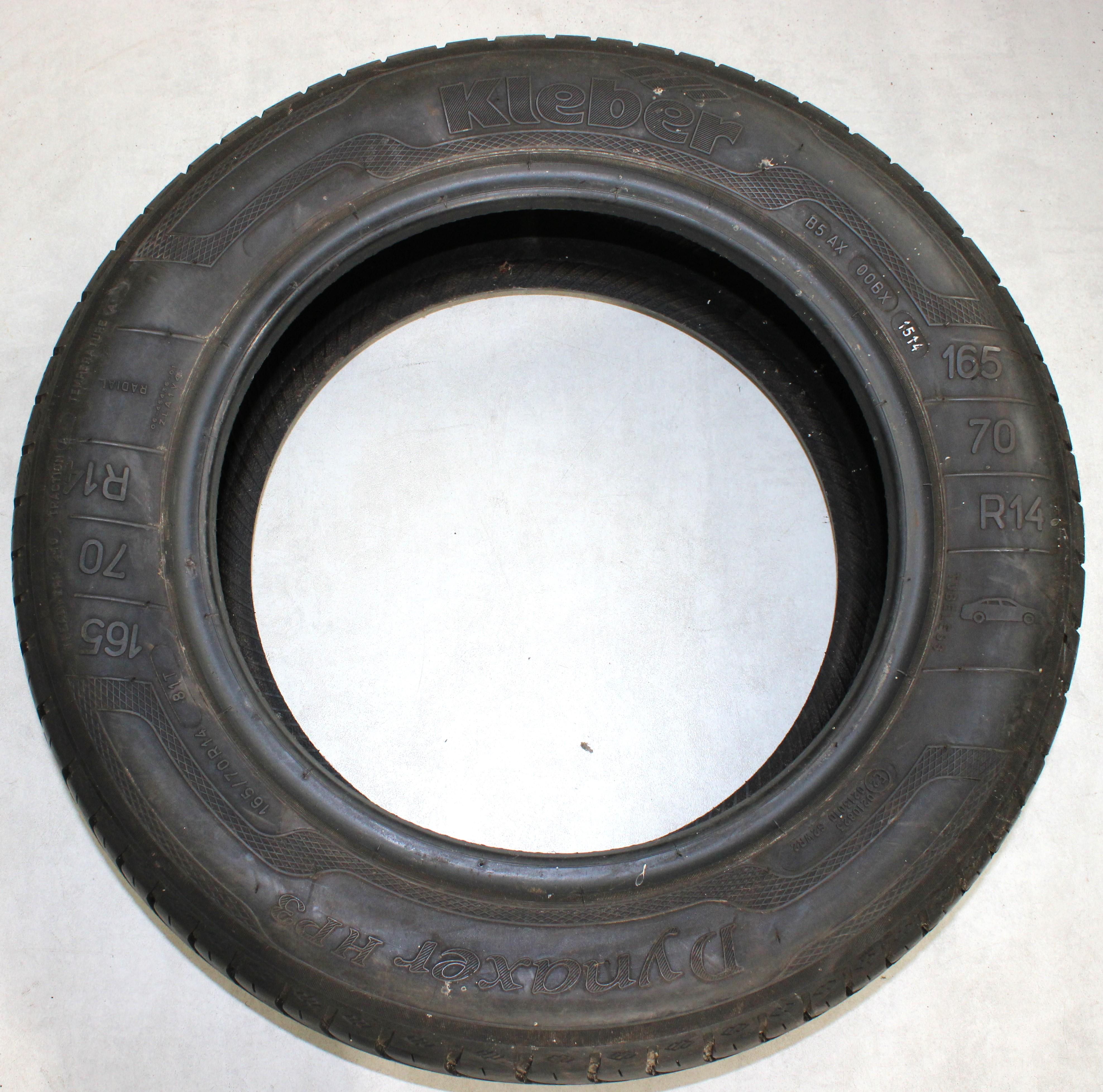 4 x 165/70R14 81T Sommerreifen Kleber Dynaxer HP3 5-5,5mm 2014