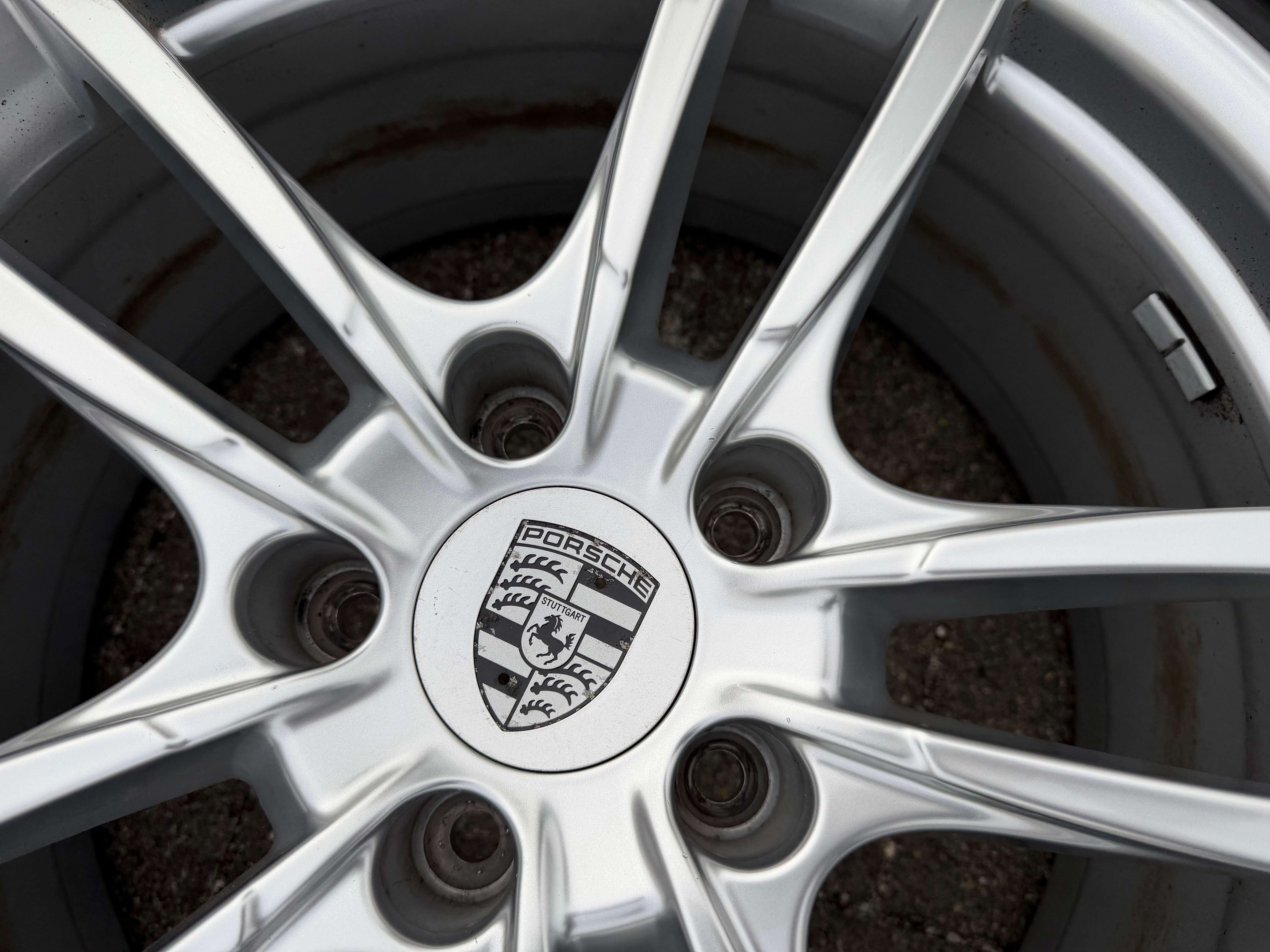 4 originele 20" lichtmetalen winterwielen Porsche Cayenne 9YA 9Y0601025BB 9Y0601025BC TPMS