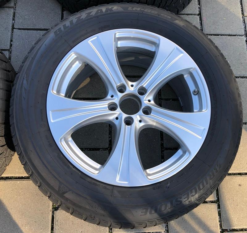 4 llantas de aluminio originales de invierno de 18" para Mercedes Clase GLC X253 204X con sistema de control de presión de neumáticos (TPMS) A2534010800