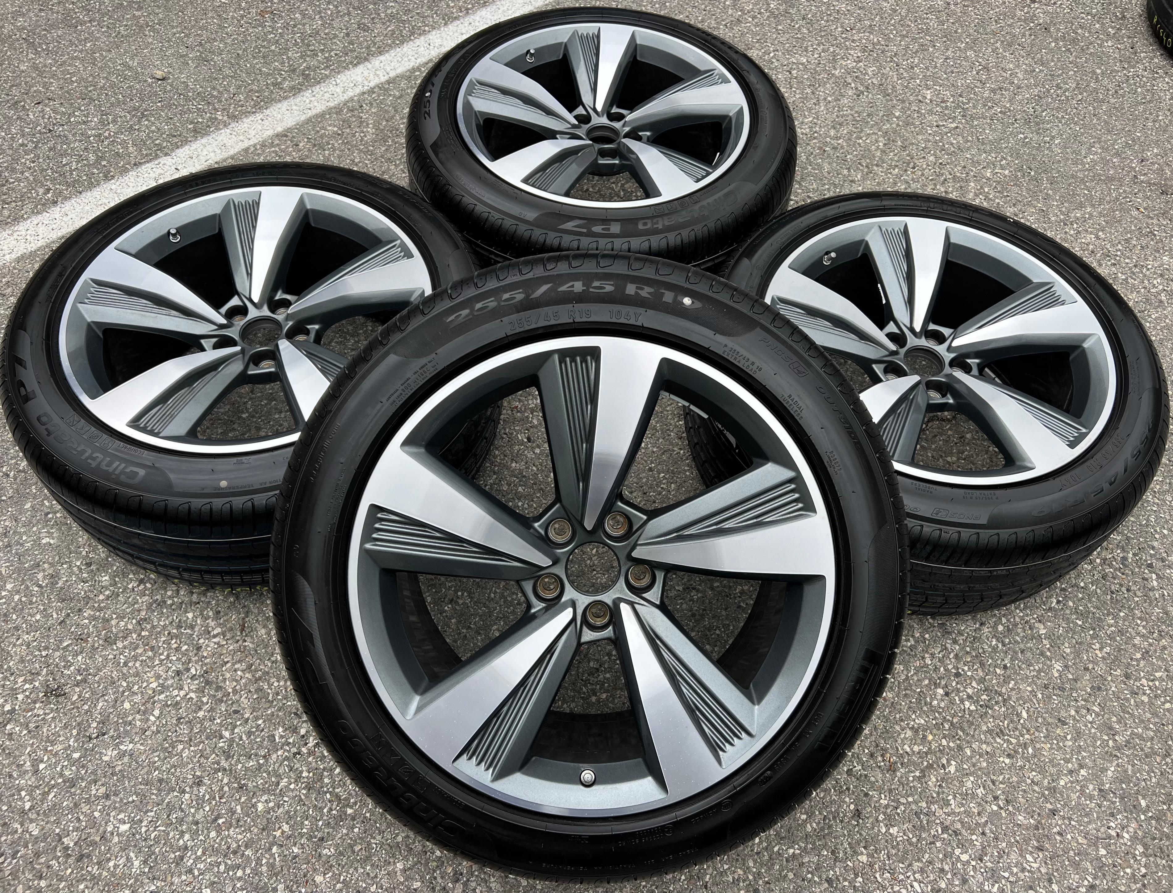 4 ROUES D'ÉTÉ ORIGINALES 19" EN ALUMINIUM AUDI A8 S8 4N 255/45R19 104Y 4N0601025C FRANCO DOMICILE