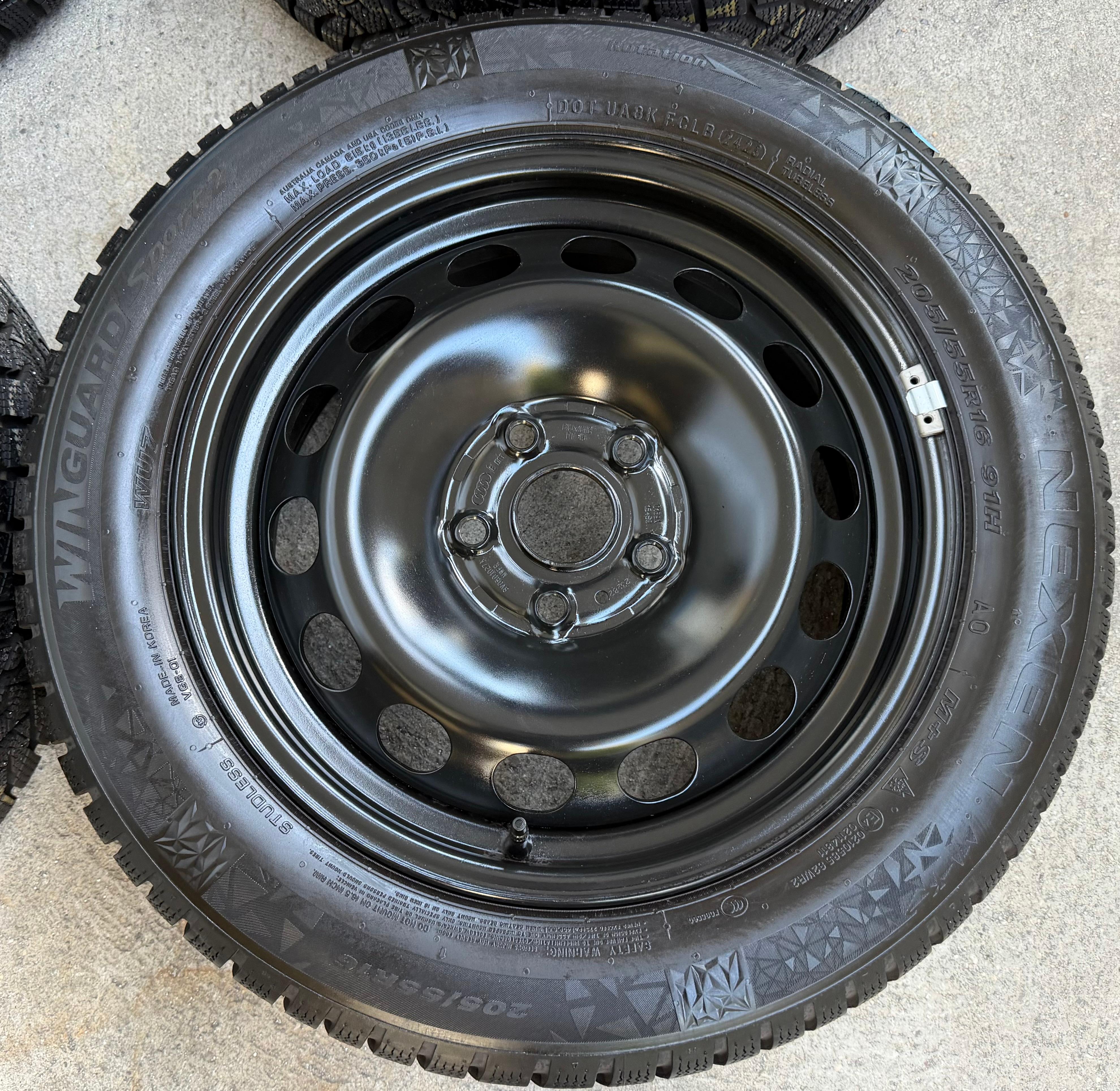 4 Winterräder Audi A3 8V Sportback Cabrio  205/55R16 91H Nexen 8V0601027A 2023