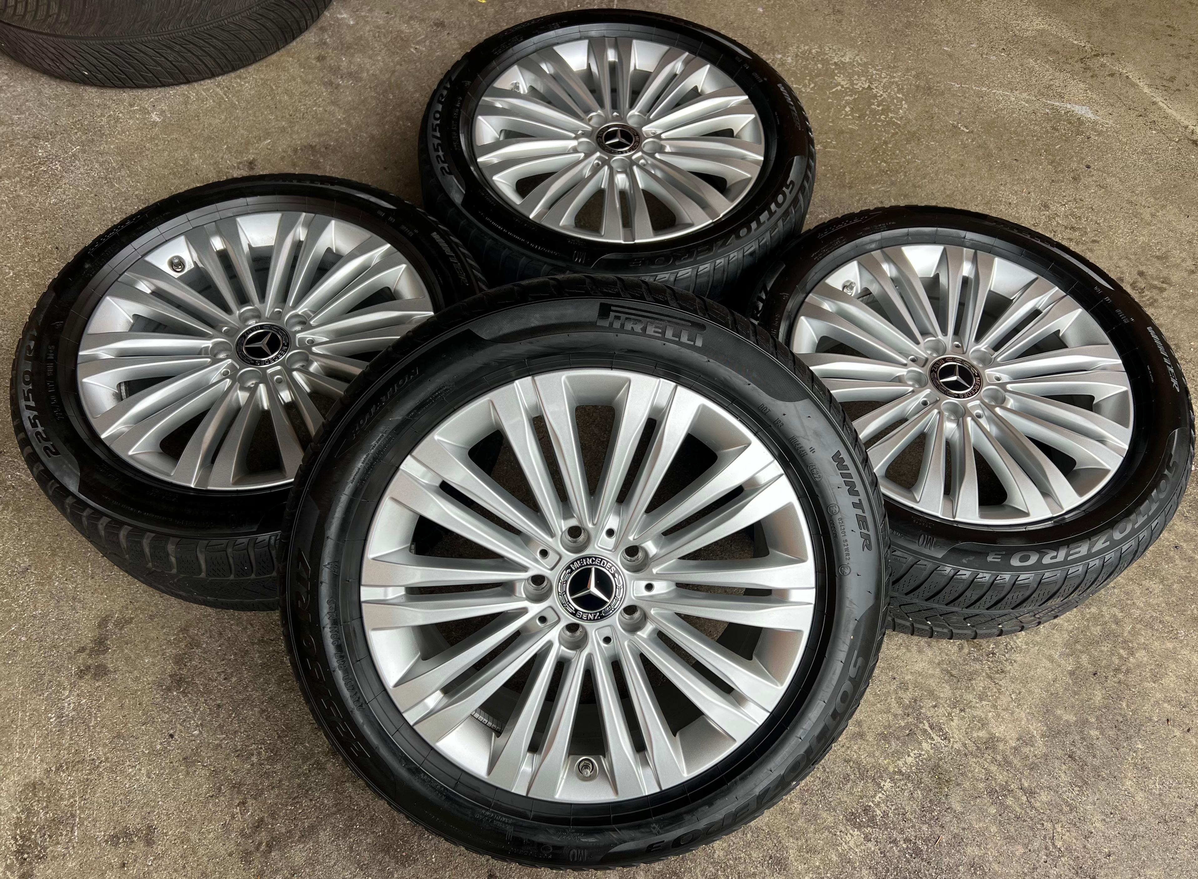 4 ORIGINAL 17" ALUFELGEN FELGEN MERCEDES C-KLASSE W206 W206K A2064014400 RDKS