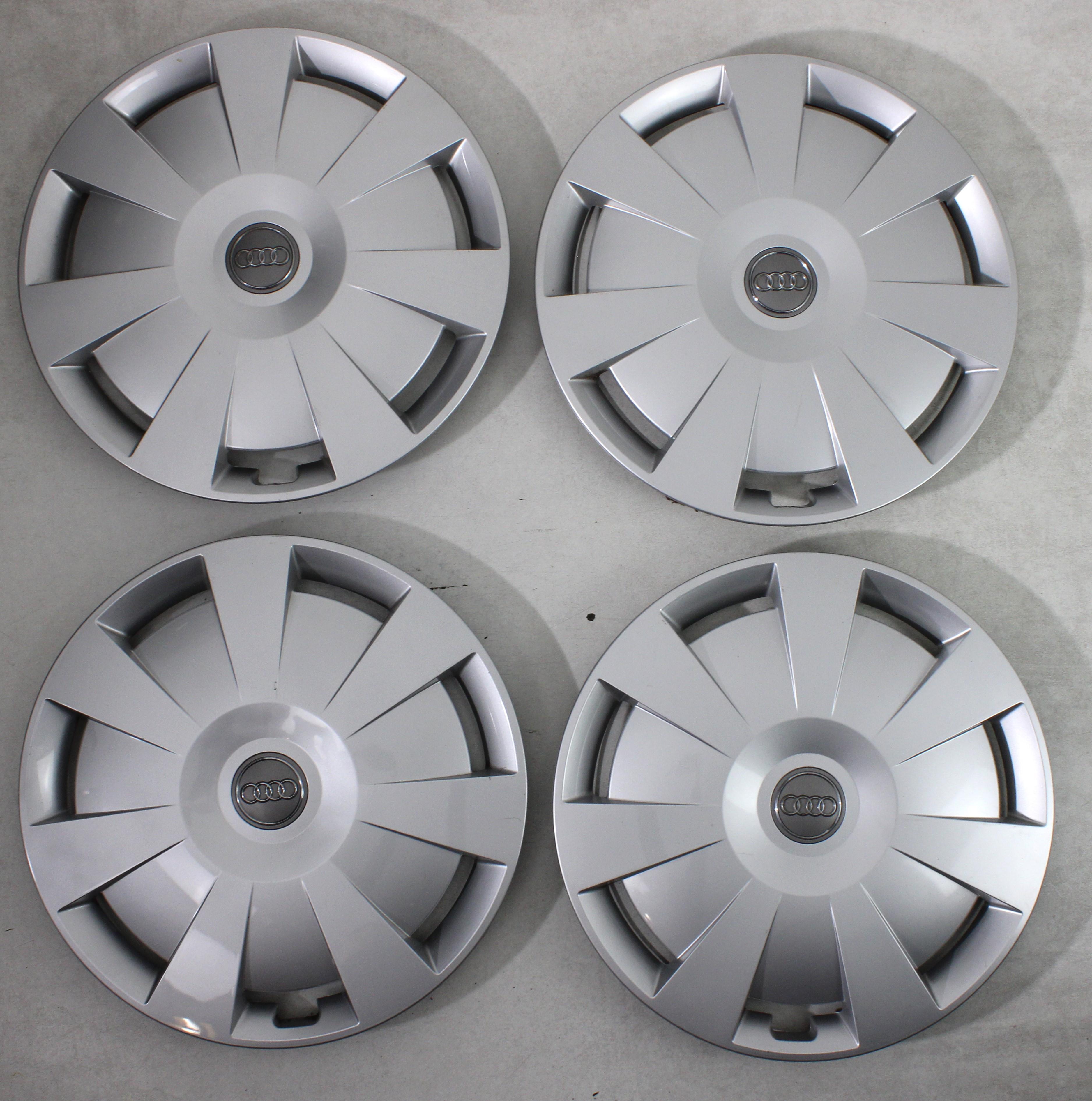 4 TAPACUBOS ORIGINALES DE 16" PARA AUDI A3 A4 Q2 8V0601147C, TAPACUBOS DE 16 PULGADAS CON ENVÍO GRATUITO