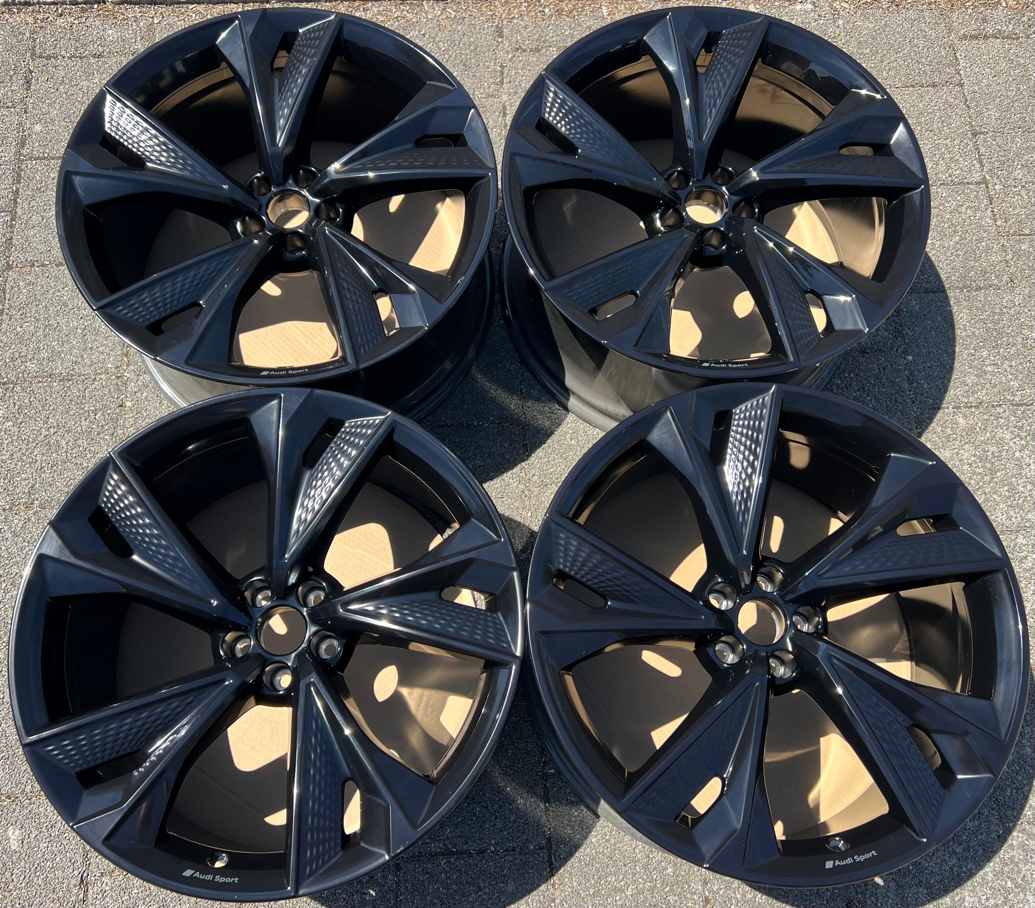 4 cerchi in alluminio ORIGINALI 22" AUDI RS6 RS7 4K F2 C8 3 4K0601025BC 10,5x22 ET19