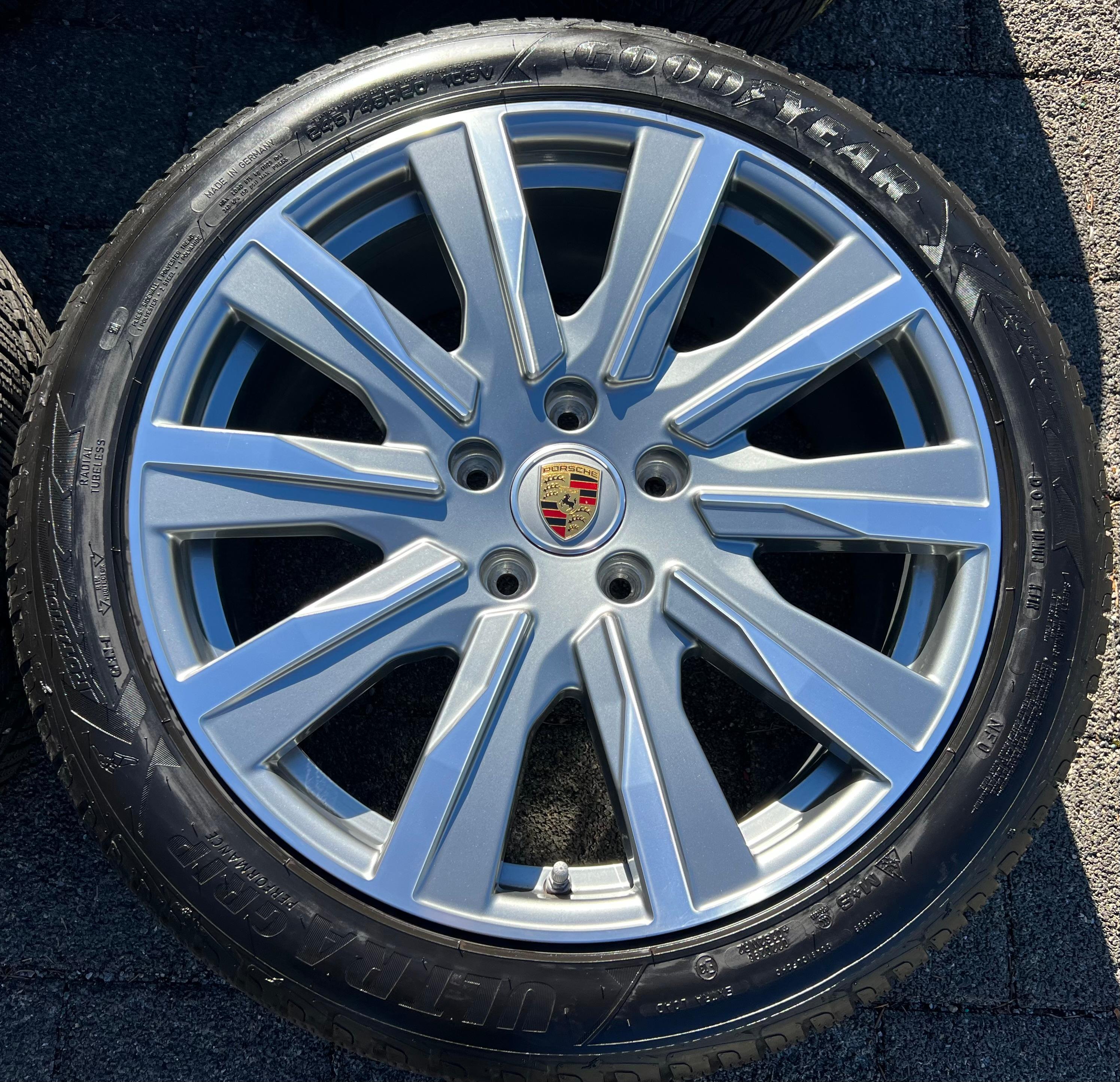 4 ORIGINAL 20" ALU WINTERRÄDER PORSCHE TAYCAN TEQUIPMENT RDKS FREIHAUS