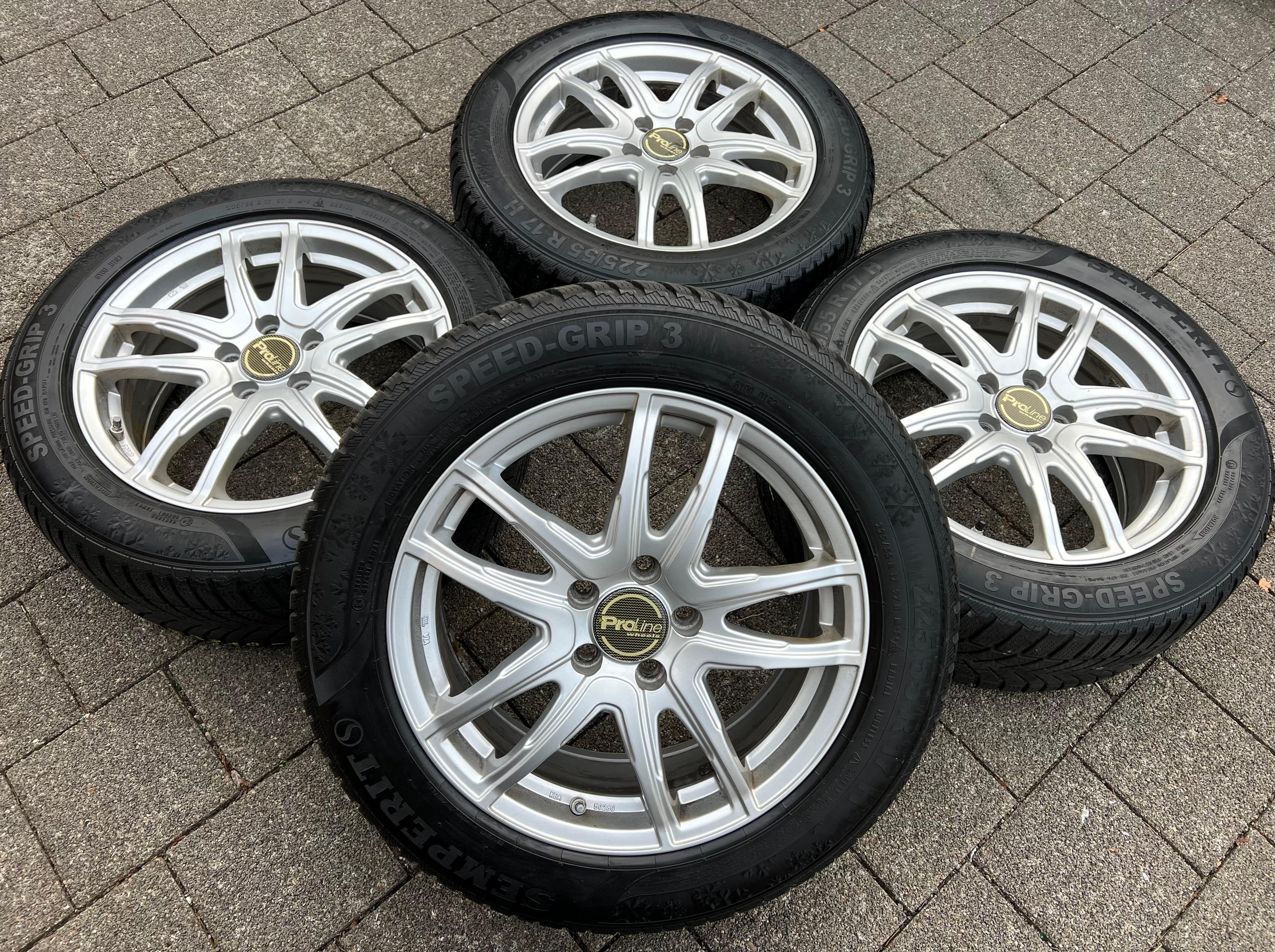 4 ALU 17" WINTERRÄDER BMW X1 F48 X2 F39 225/55R17 97H RDKS FREIHAUS