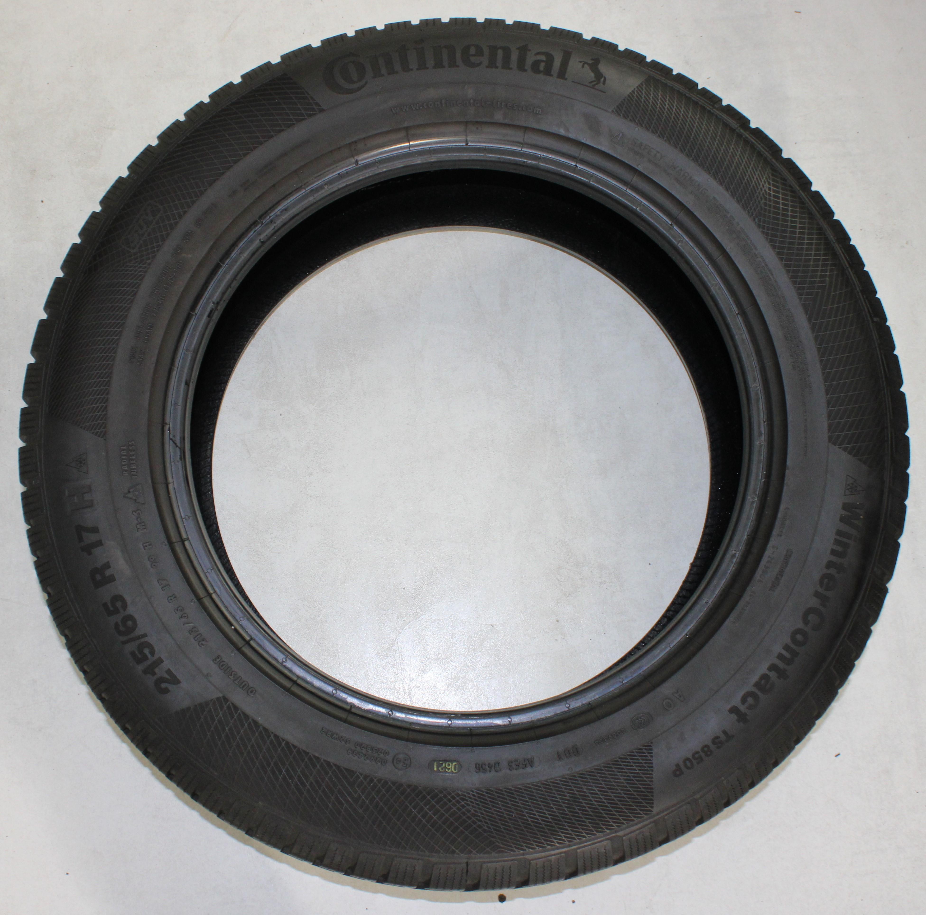 1 x 215/65R17 99H Winterreifen Continental Winter Contact TS850P AO 5-5,5mm 2021