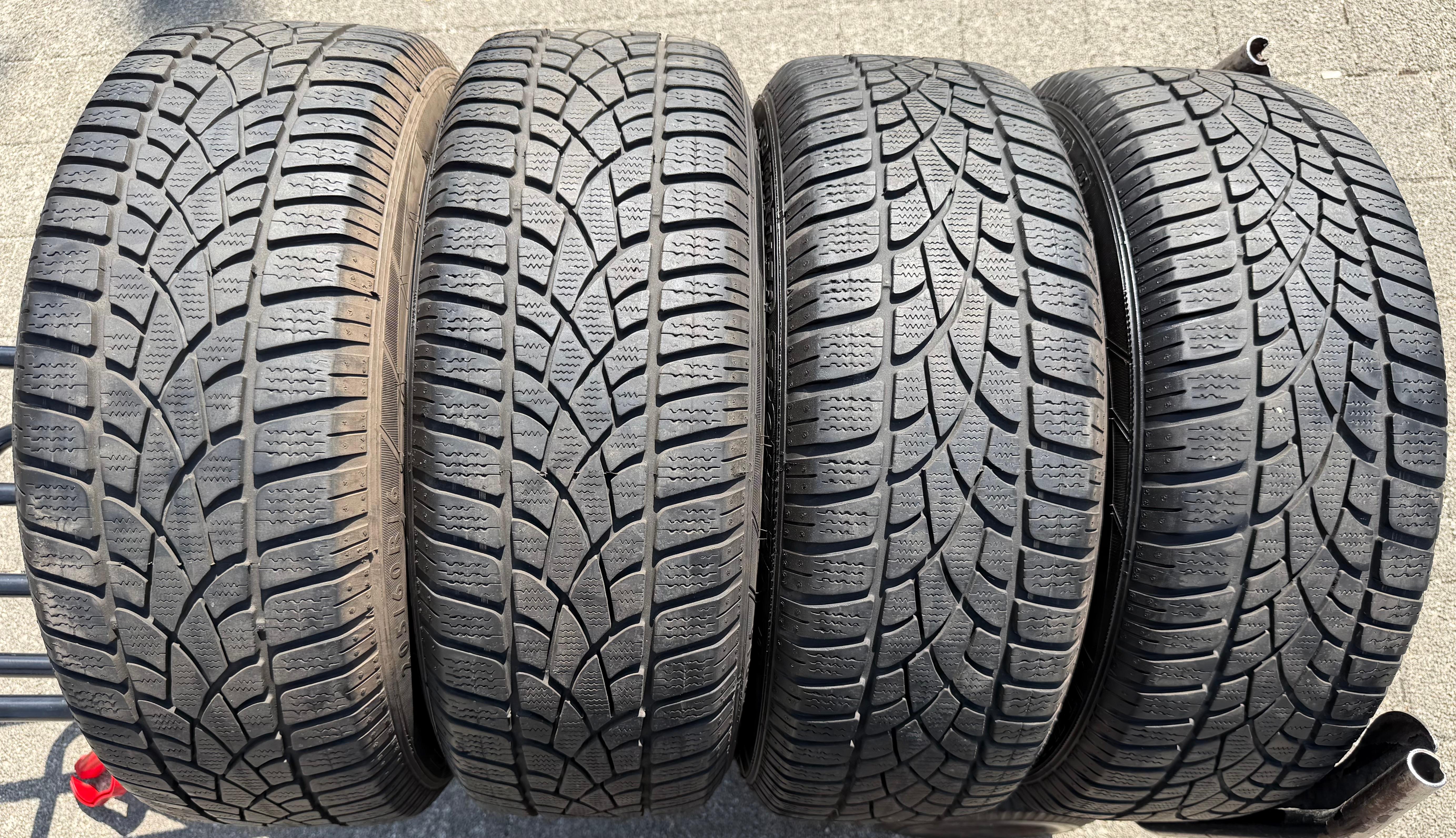 4 ruedas de aleación originales de invierno Audi A4 8W B9 8W0601025A 205/60R16 92H Dunlop