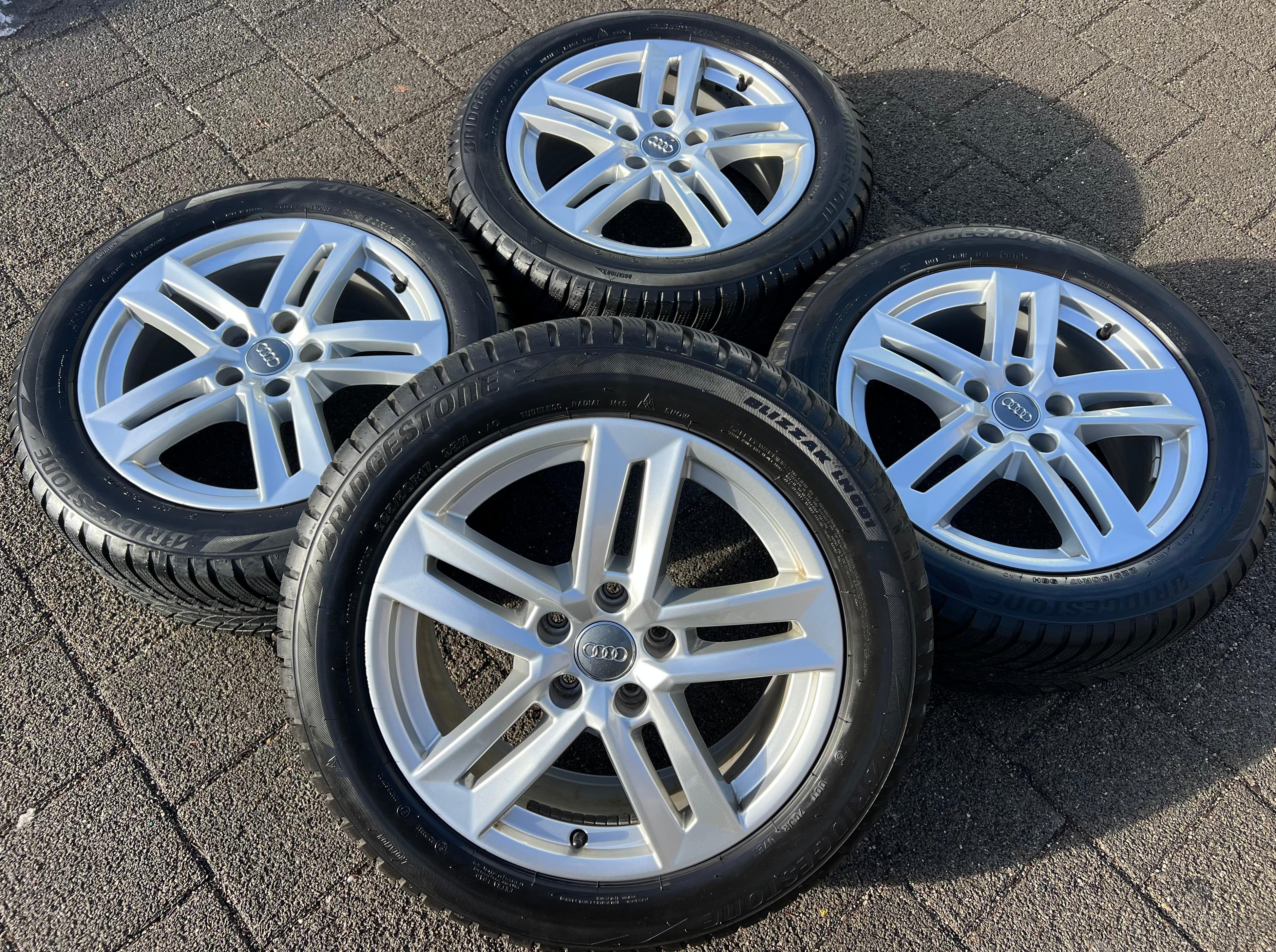 4 jantes d'hiver en alliage d'origine 17 pouces pour Audi A4 8W B9 225/50R17 98H 8W0601025P