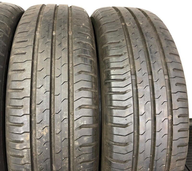 4 x 165/60R15 77H Sommerreifen Continental Eco Contact 5 2x 6,5mm und 2x 5,5mm 2014