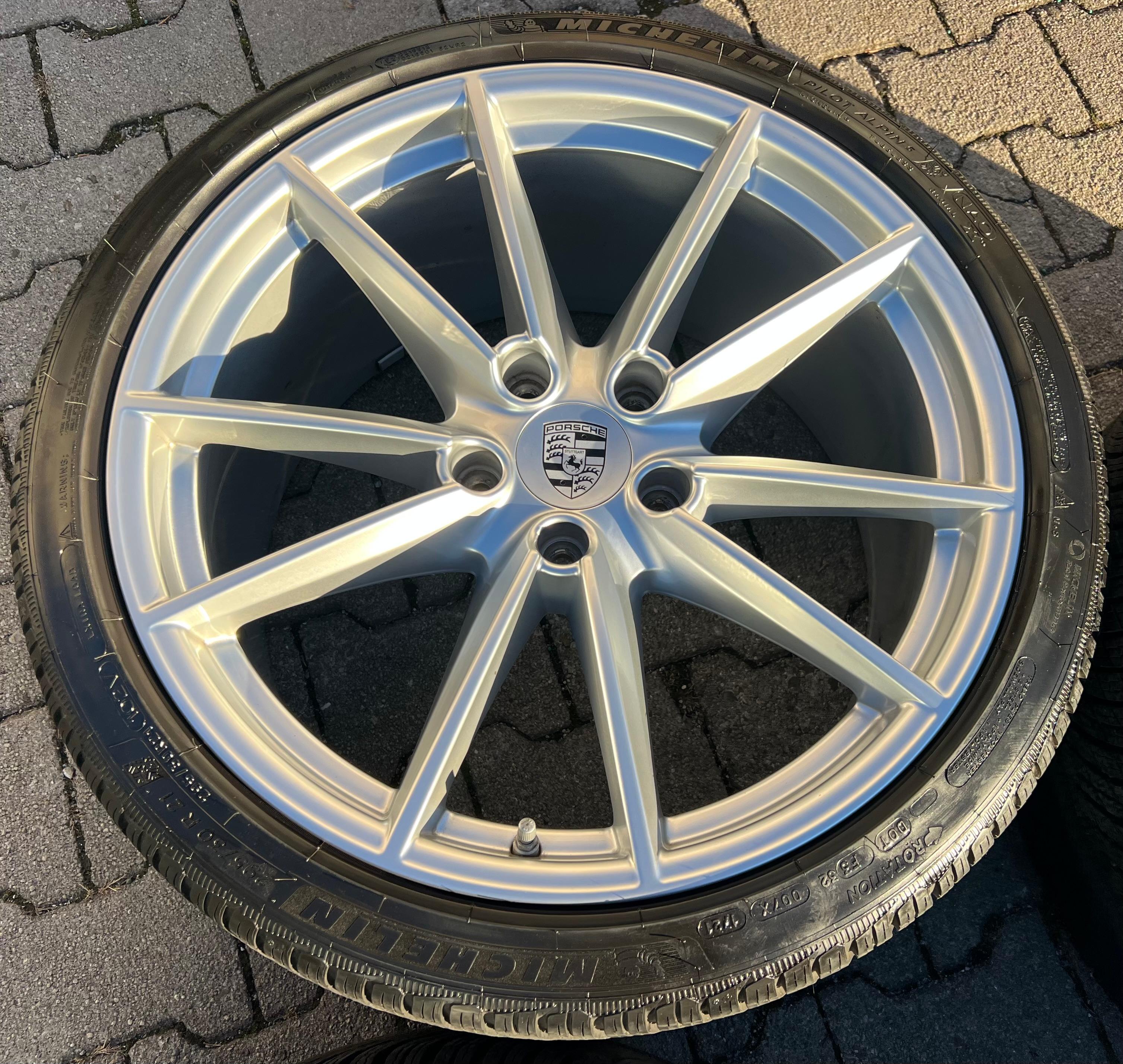 4 ORIGINAL 20" 21" ALU WINTERRÄDER PORSCHE 911 992 992601025C 992601025D 2024 RDKS