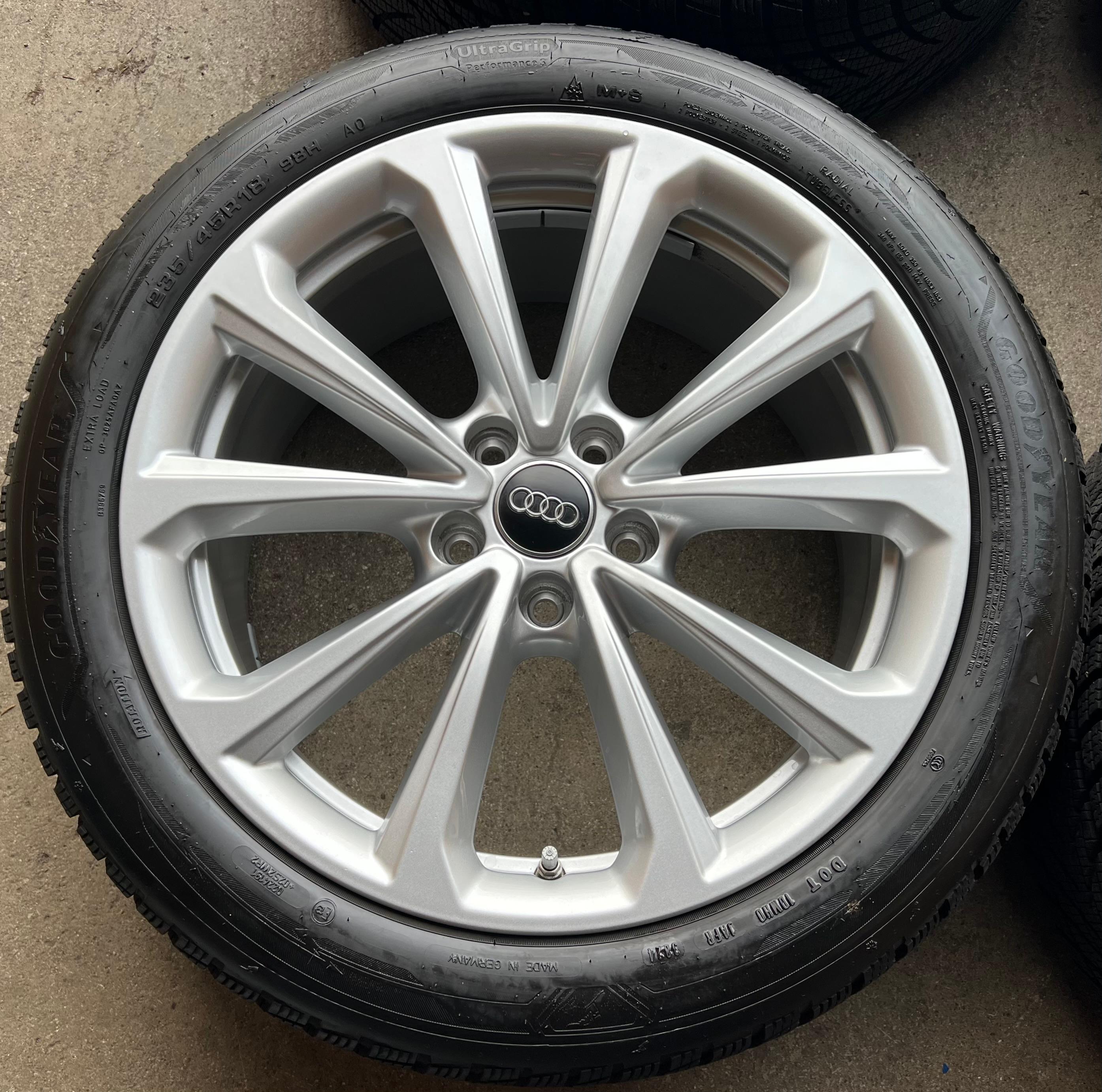 4 ORIGINAL 18" ALU WINTERRÄDER AUDI A5 S5 FU2 B10 8B3601025D 235/45R18 98H 2024