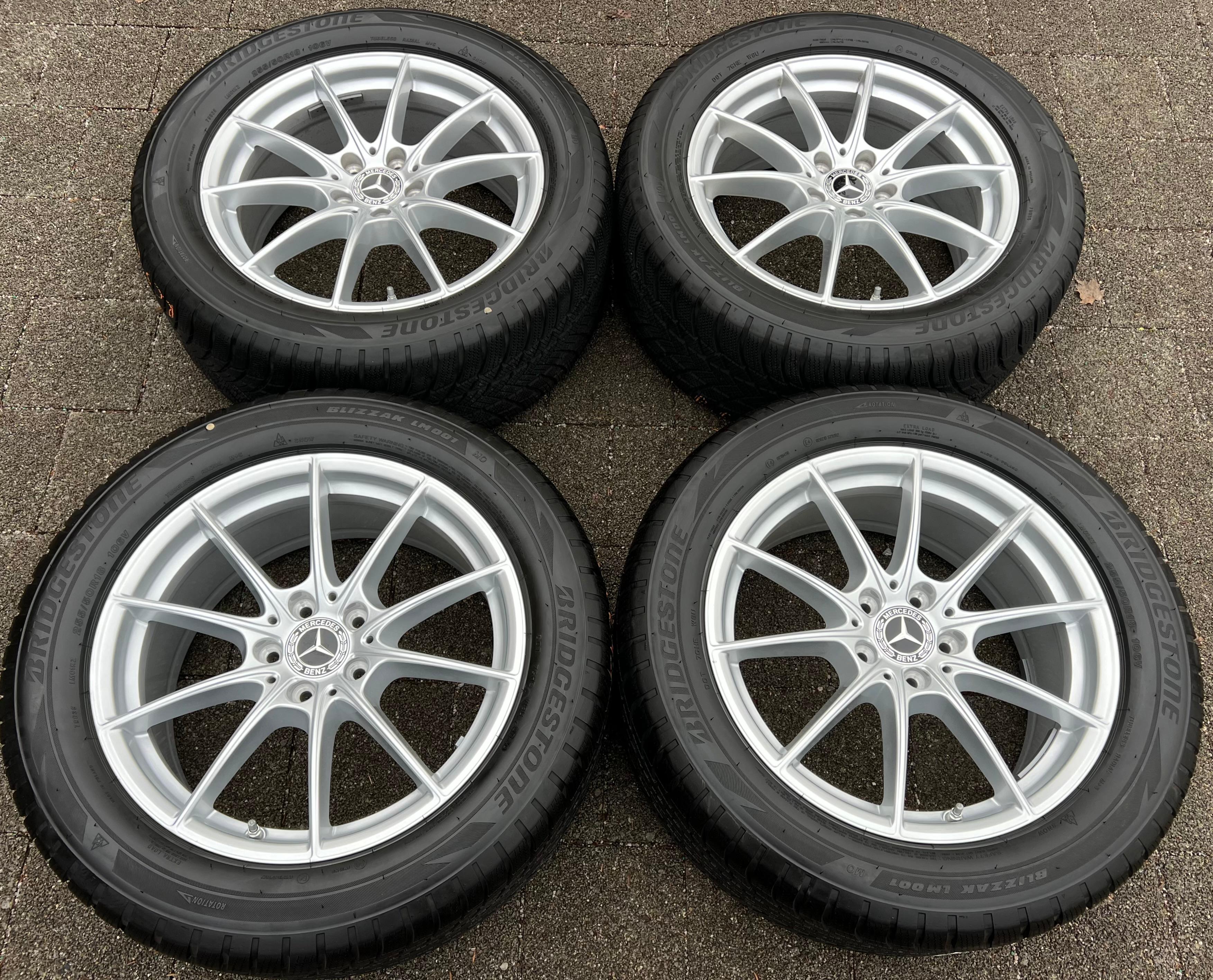 4 ORIGINAL 18" ALU WINTERRÄDER MERCEDES S-KLASSE W223 A2234012800 RDKS FREIHAUS