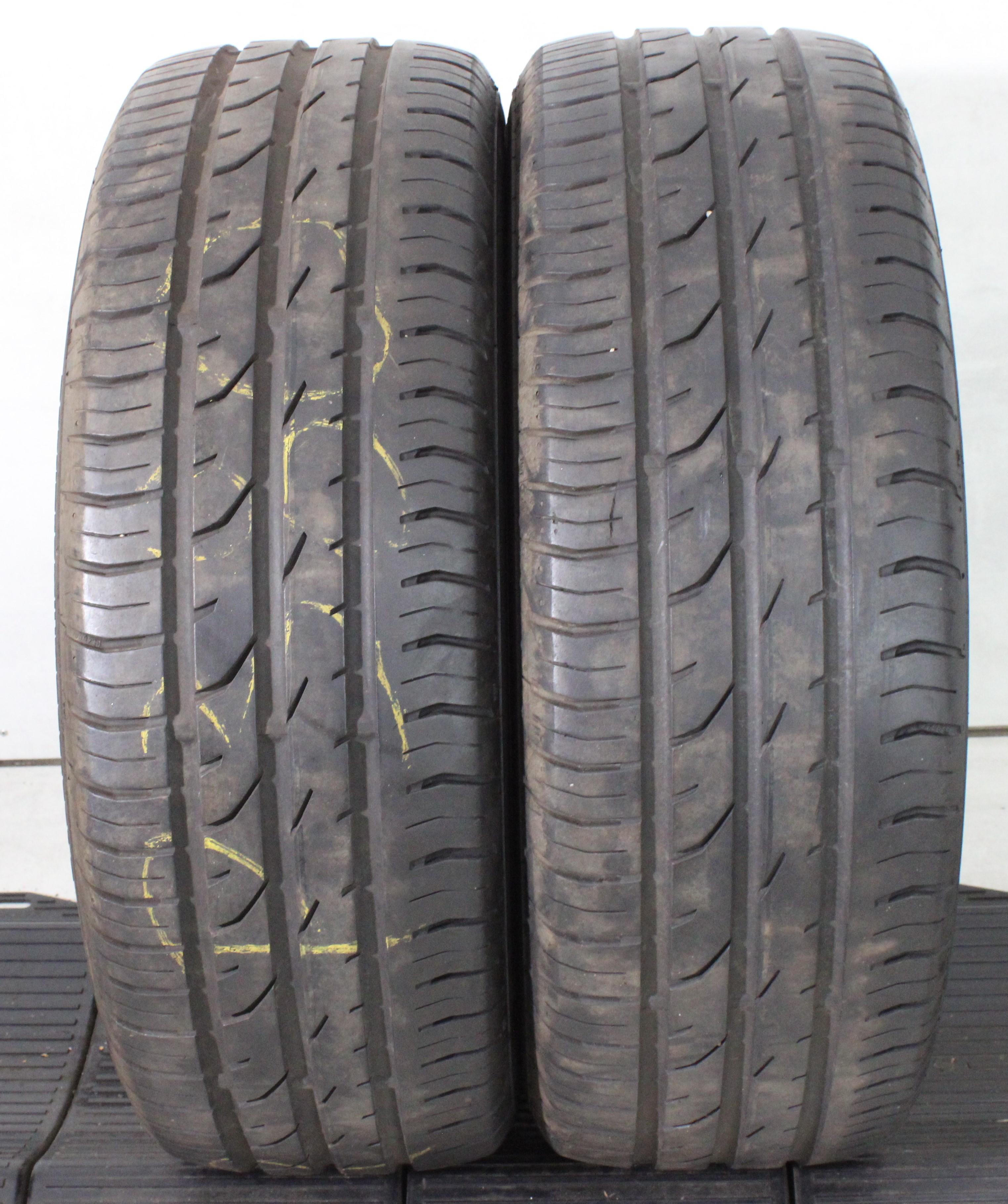 2 x 185/55R15 82T Sommerreifen Continental Premium Contact 2 4,5-5mm 2015