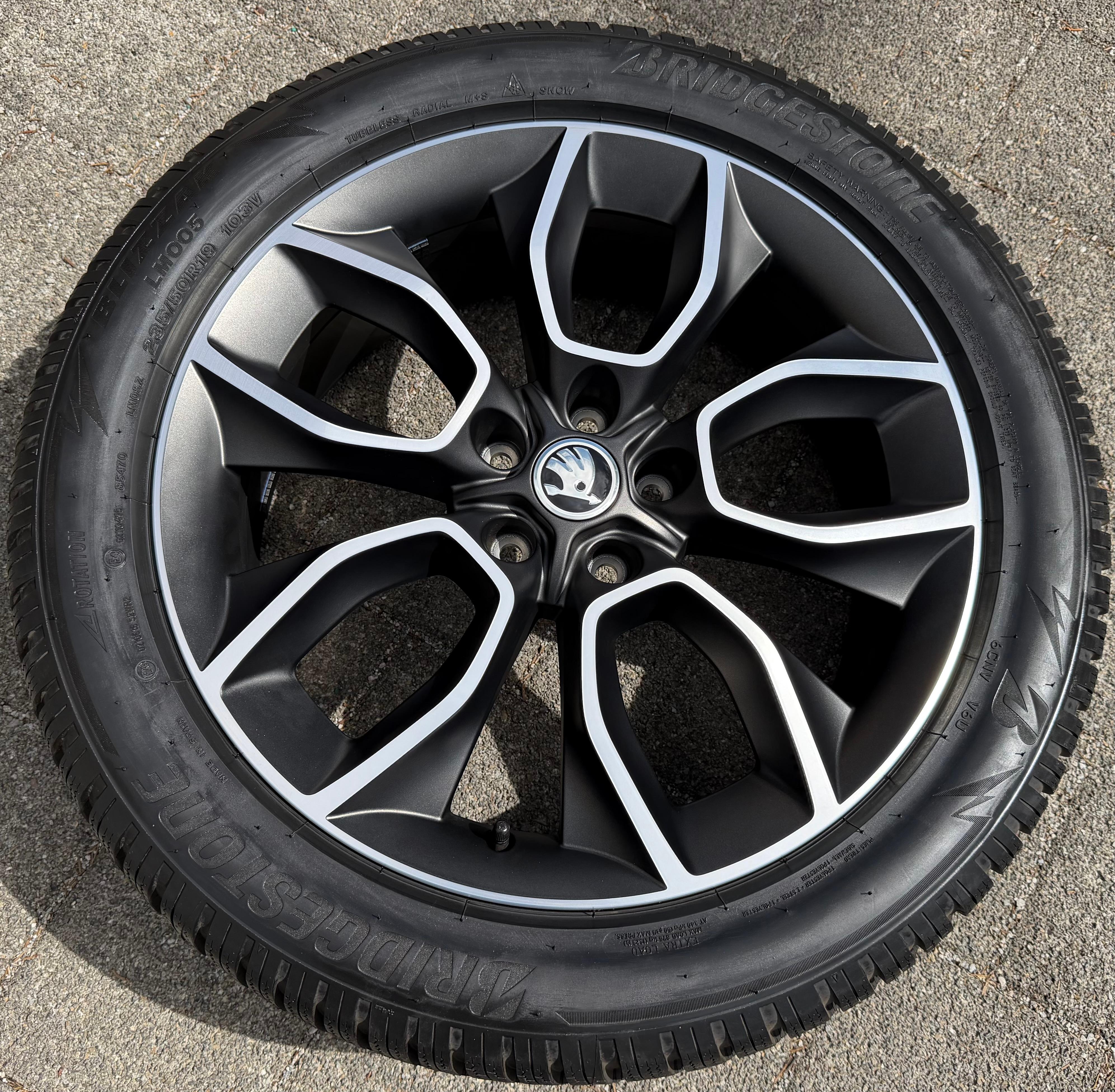 1 cerchio in lega originale da 19" per Skoda Kodiaq (cod. 565071499), 7x19 ET43, spedizione gratuita