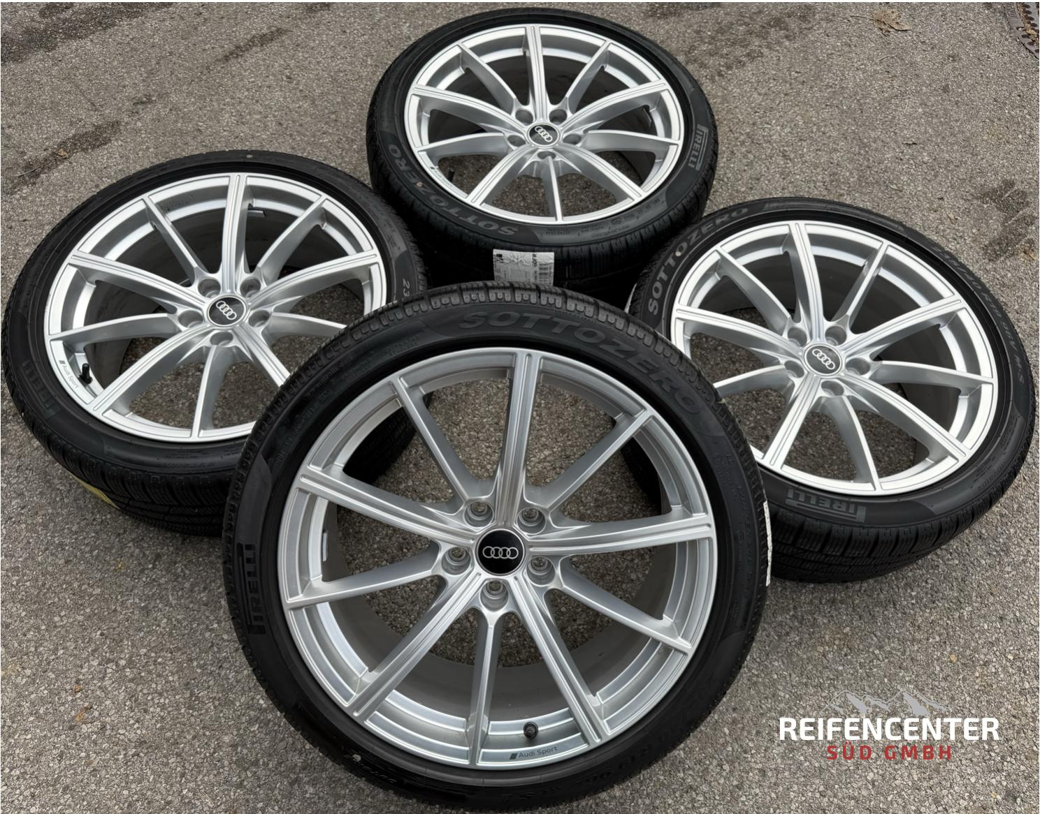 4 roues hiver en alliage d’origine 19" Audi RS4 RS5 8W 8W0601025CP 235/40R19 96V Pirelli