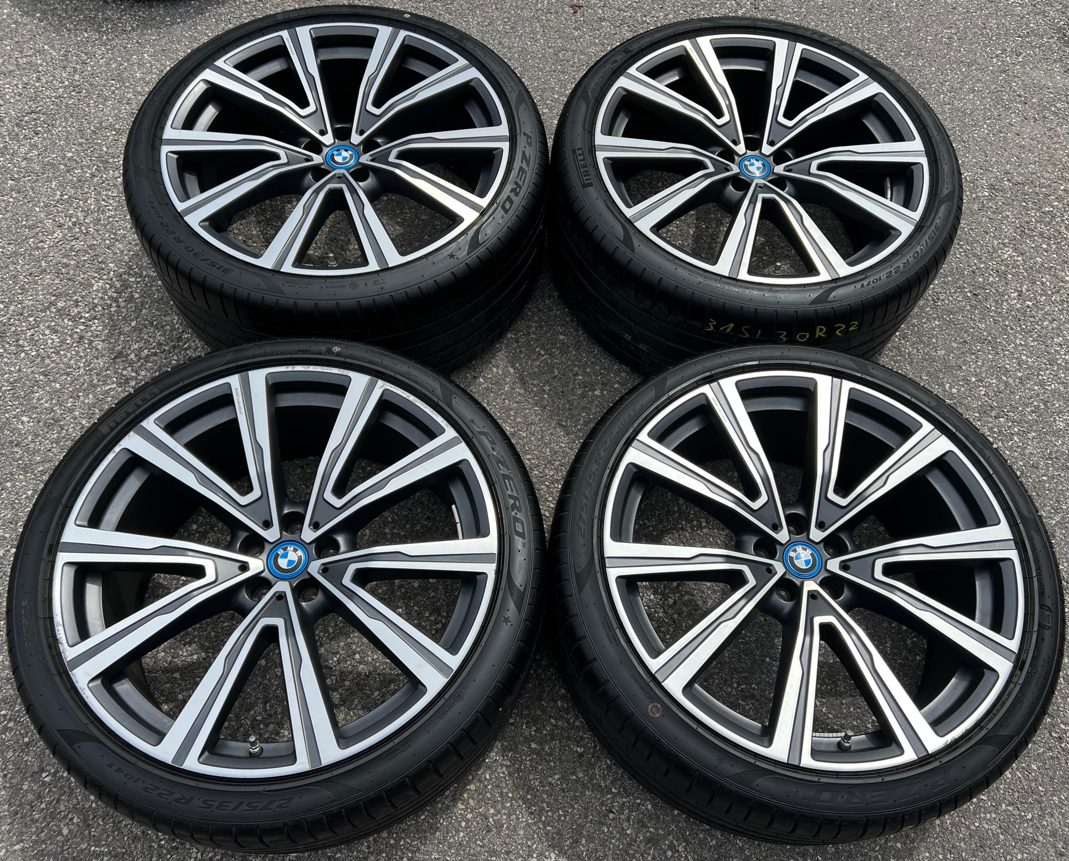 4 ORIGINAL 22 ALU SOMMERRÄDER BMW X5 G05 X6 G06 STYLING 746i 8072000 8072001 RDK