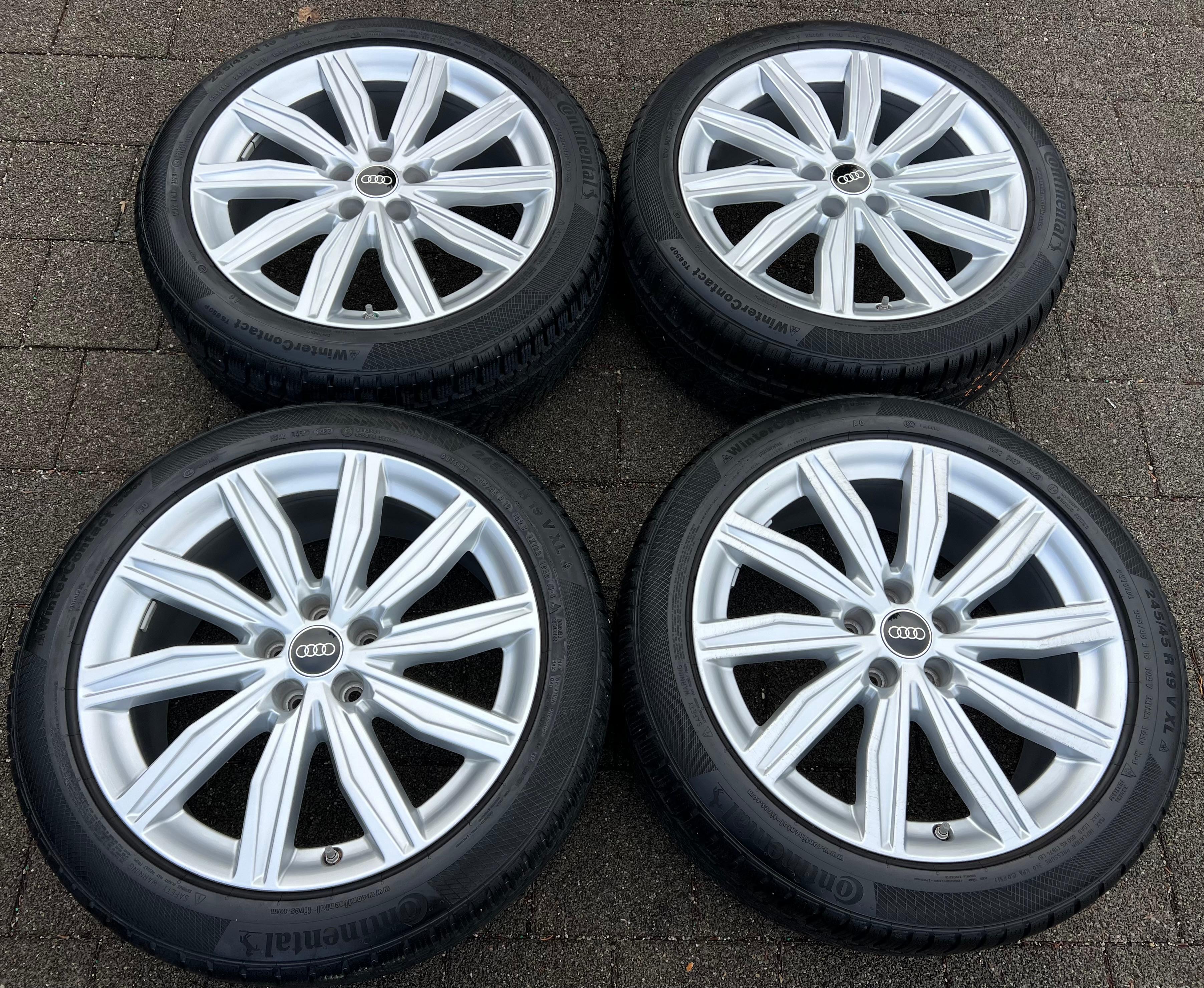 4 ORIGINAL 19" ALU WINTERRÄDER AUDI A6 S6 C8 4K 4K0601025M 245/45R19 102V RDKS FREIHAUS