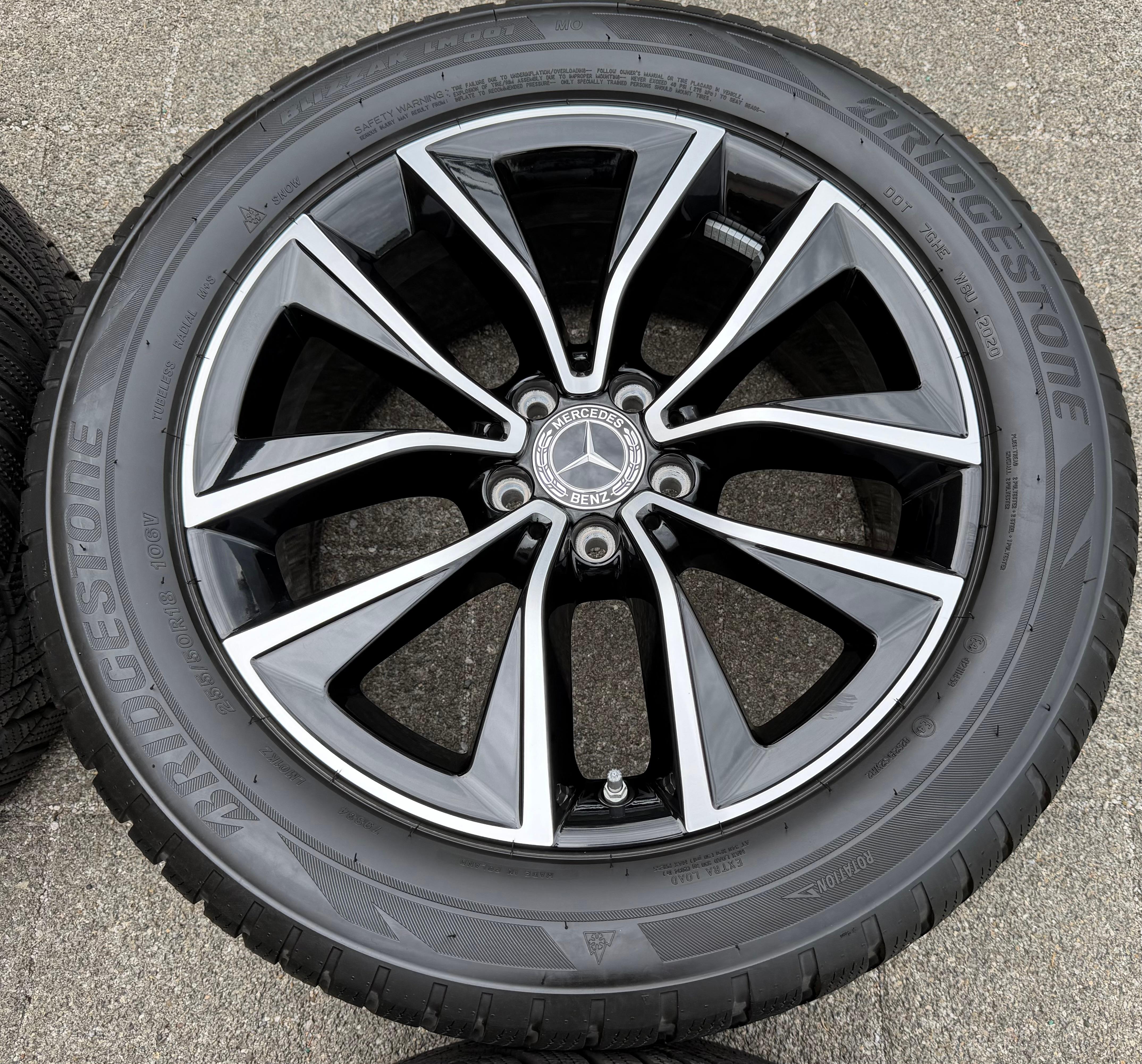 4 CERCHIONI IN ALLUMINIO ORIGINALI DA 18" PER MERCEDES CLASSE S V223 W223 A2234012900 255/50R18