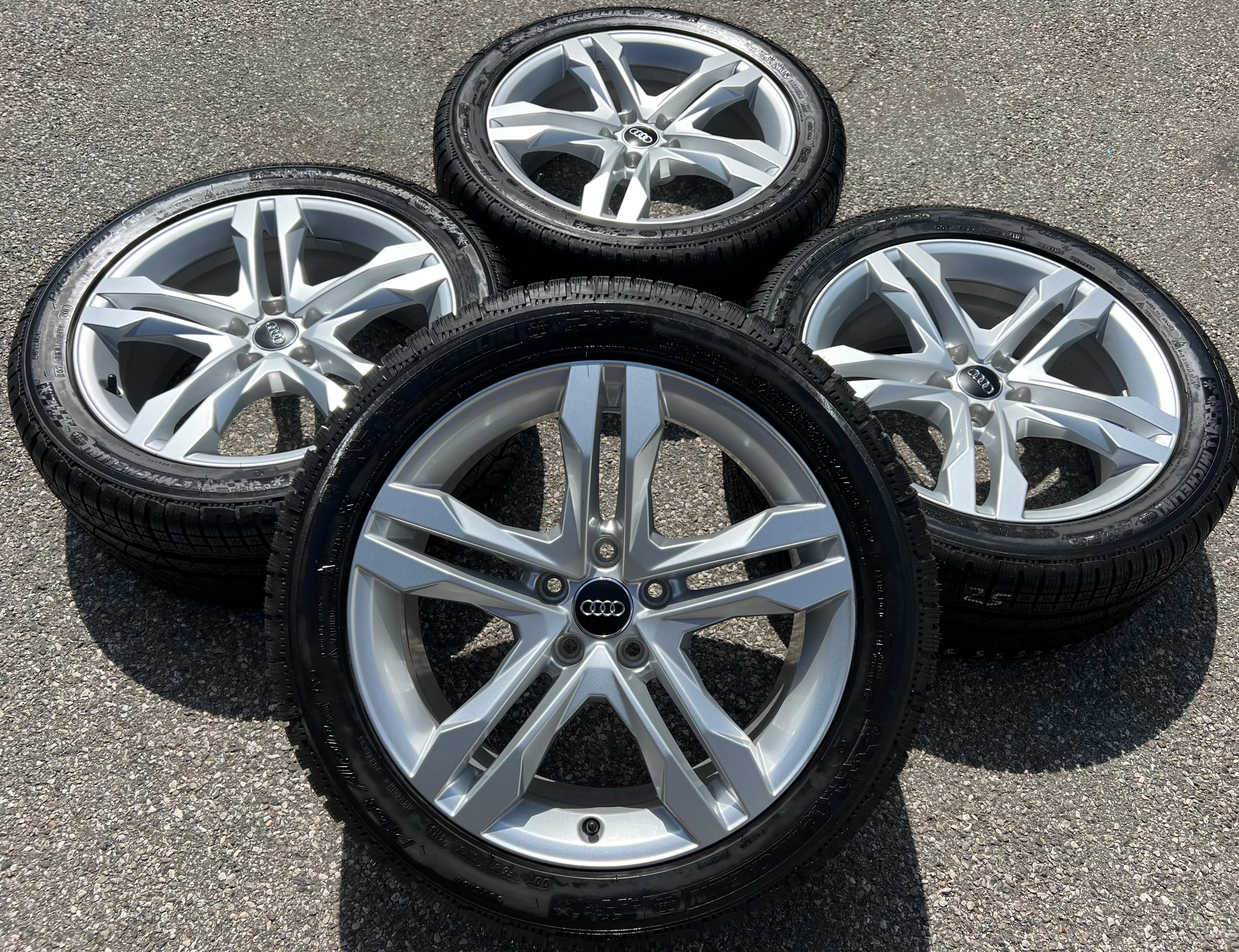 4 ORIGINELE 18" ALUMINIUM WINTERWIELEN AUDI A4 ALLROAD 8W B9 8W9601025B - 245/45R18 100V
