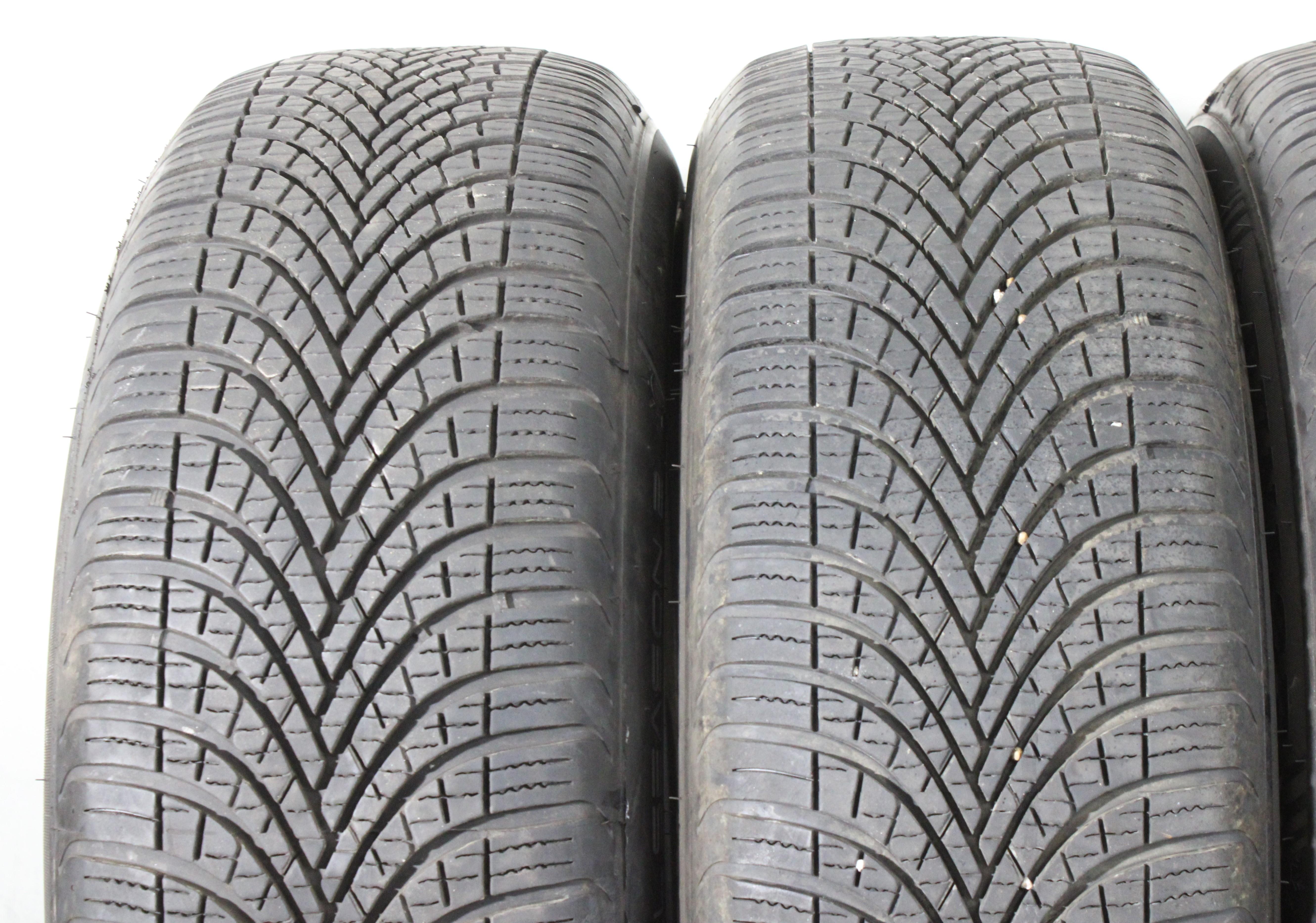 4 x 205/60R16 96V Ganzjahresreifen Dunlop All Season 2 3x6-6,5mm/1x7mm 1x2024/3x2025