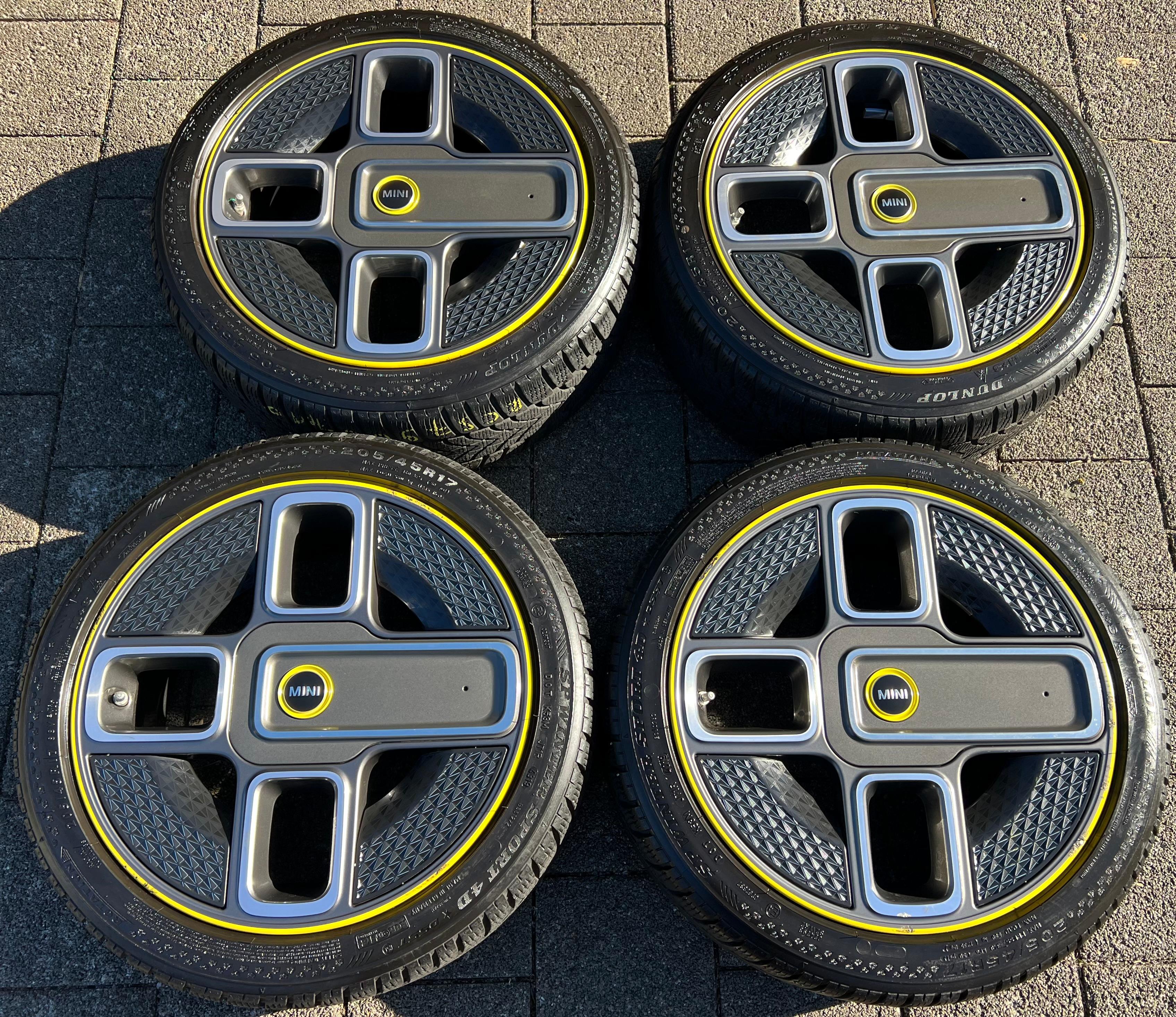4 ROUES D'HIVER ORIGINALES 17" EN ALUMINIUM MINI F55 F56 F57 ELECTRIC POWER SPOKE 737 6889171