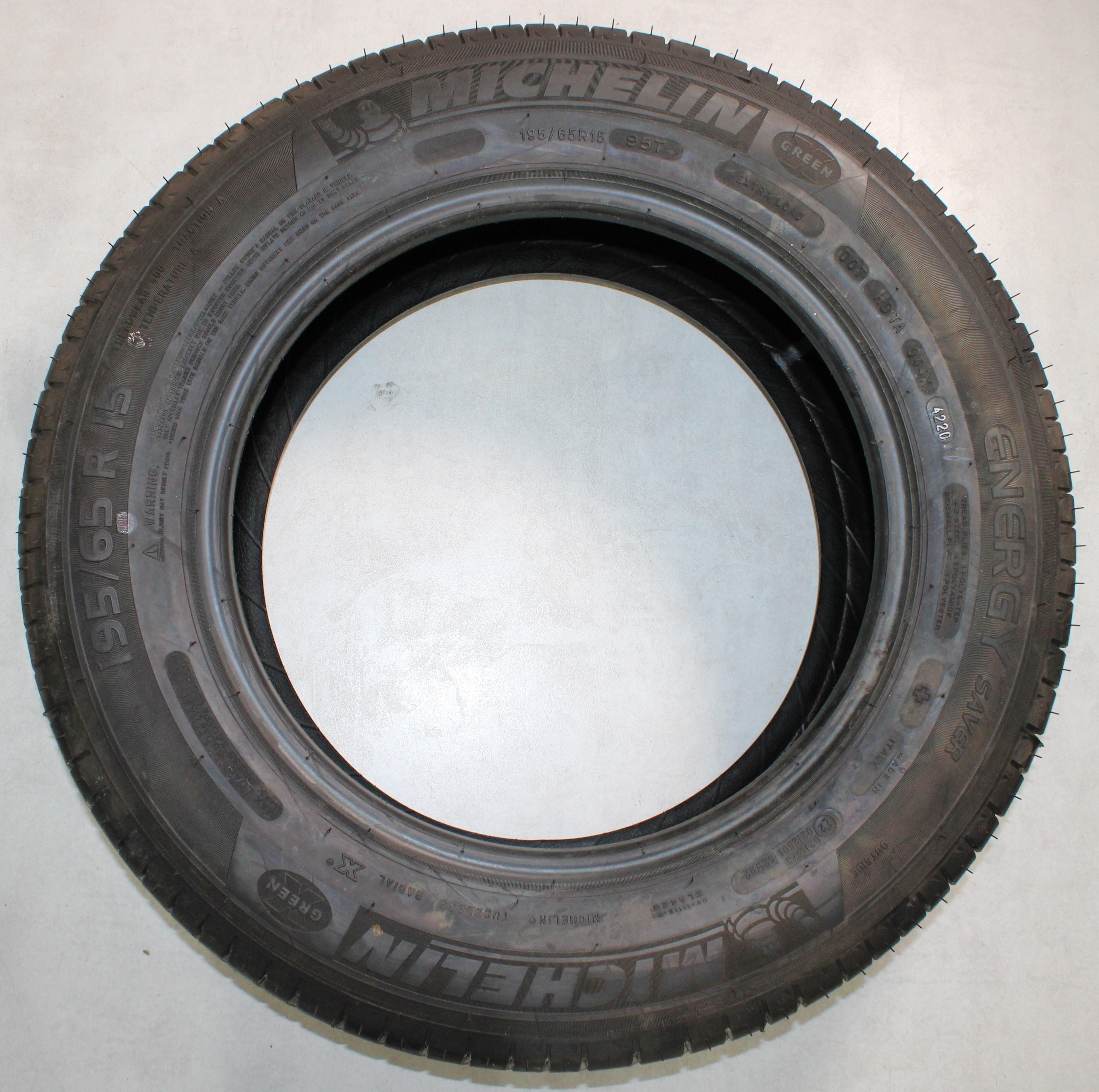 4 x 195/65R15 95T Sommerreifen Michelin Energy Saver+ Volles Profil 2020 XL