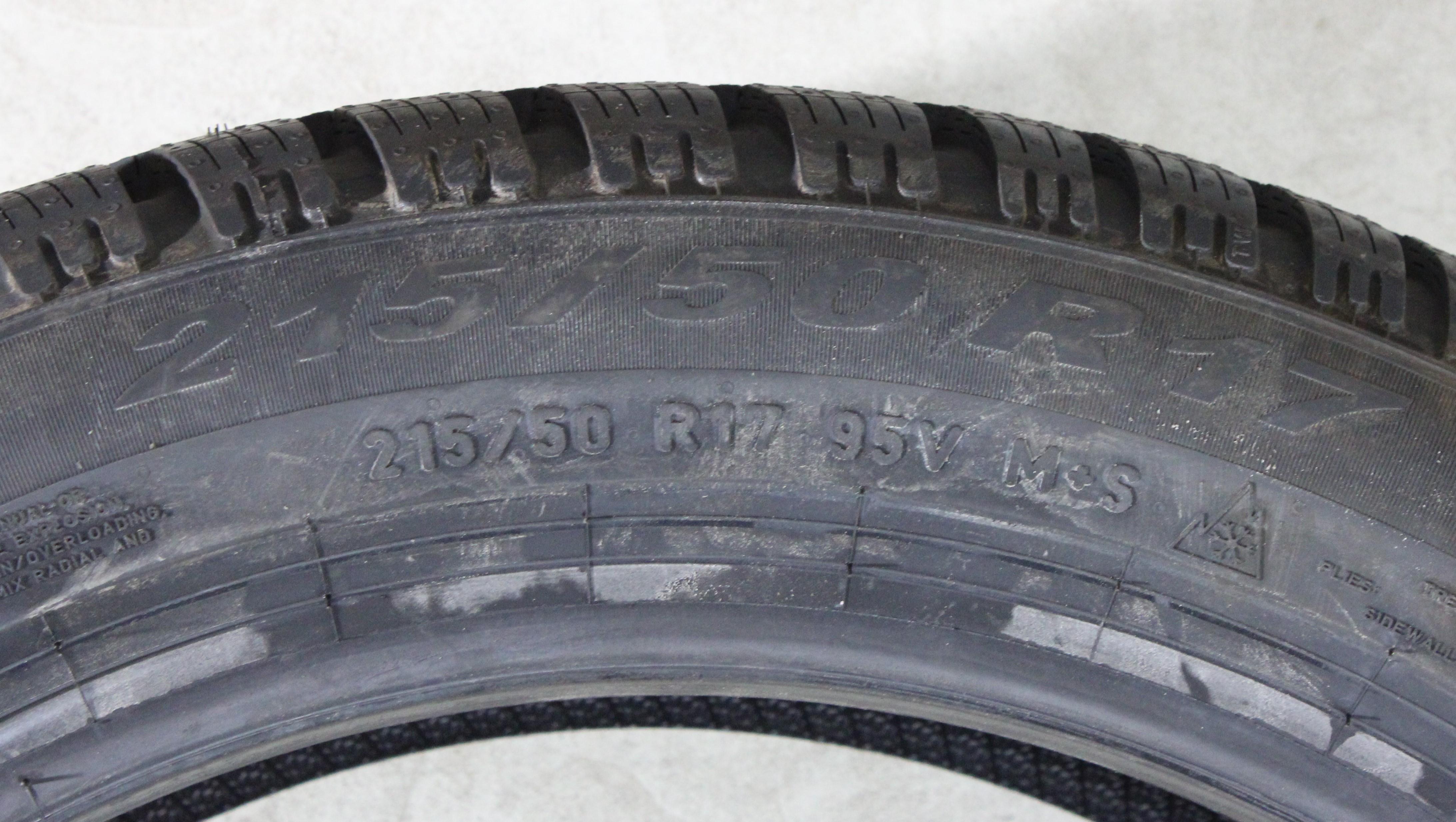 4 x 215/50R17 95V Winterreifen Pirelli Winter Cinturato 2 2022